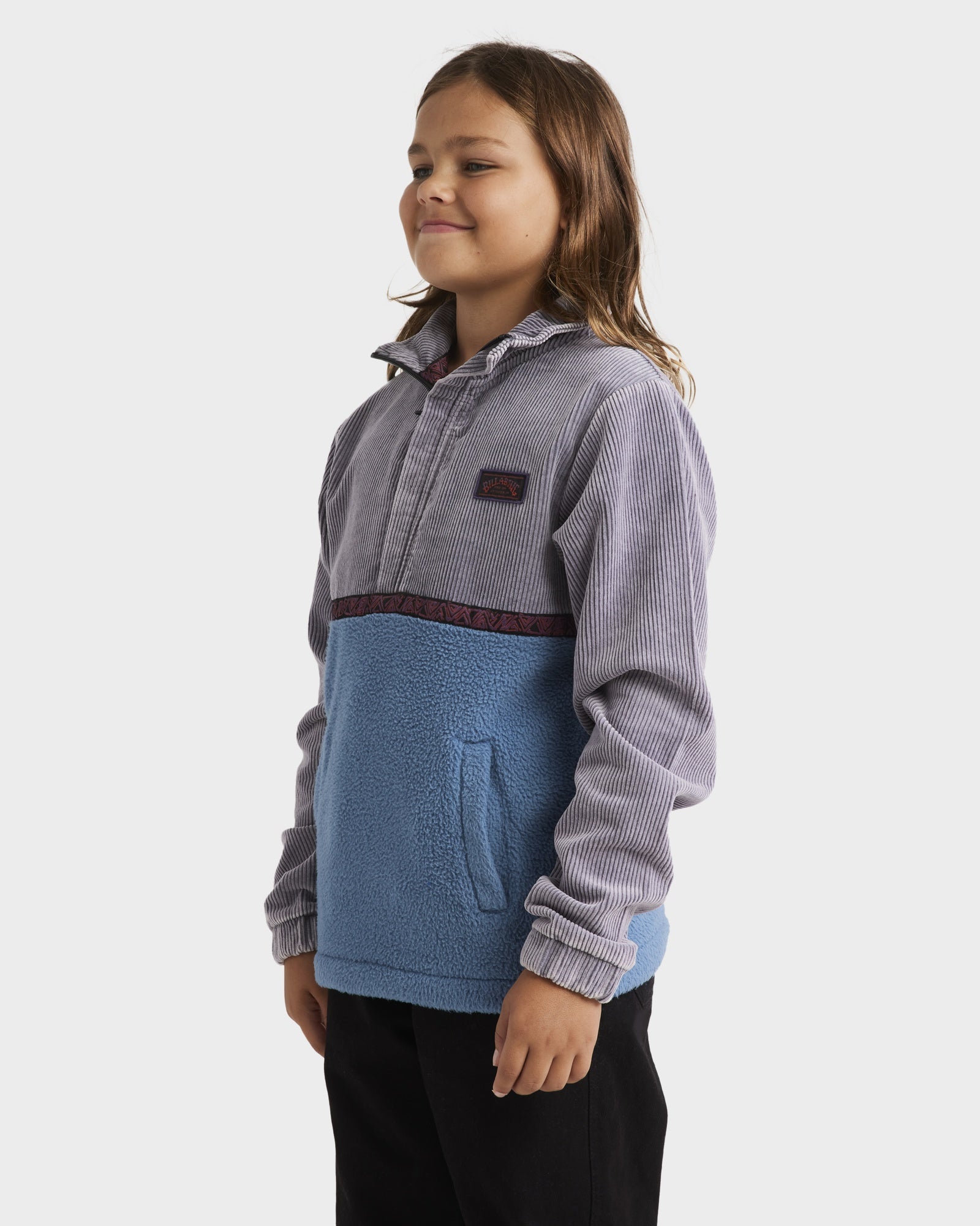 Boys 8-16 Space Lobster Half Zip Fleece Pullover