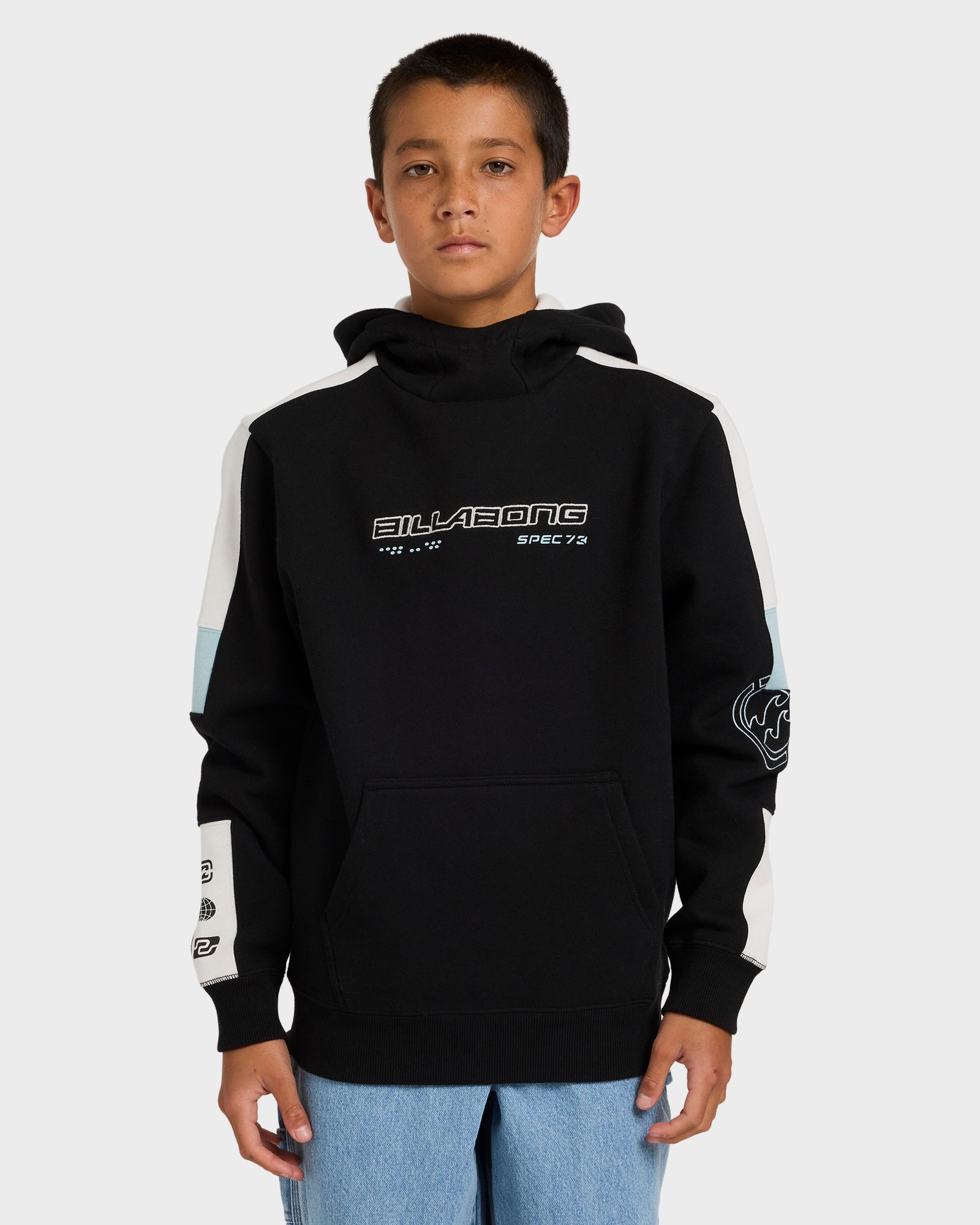 Boys 8-16 Spec 73 Pop Mock Pullover Hoodie