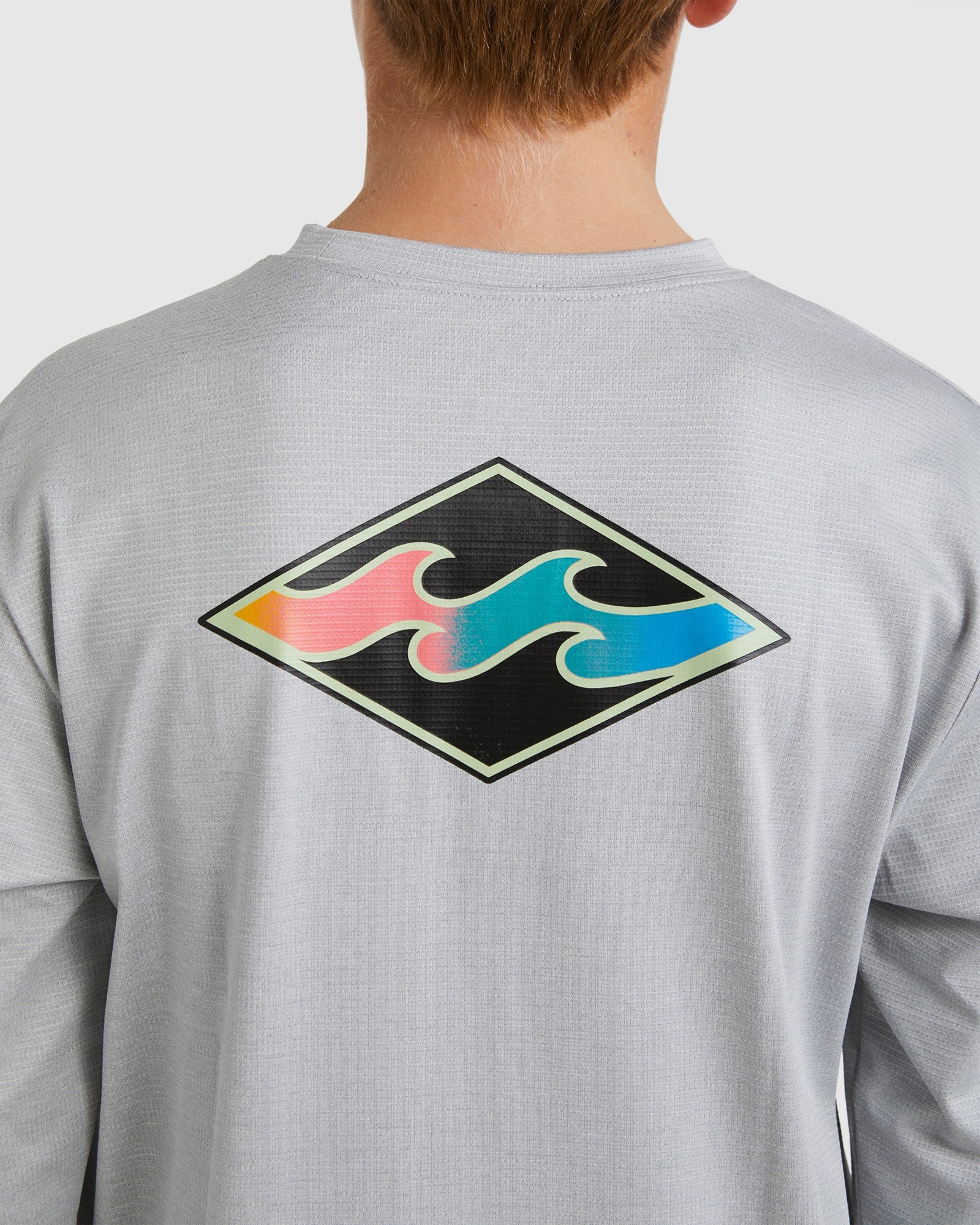 Boys 8-16 Diamond Shoreline Long Sleeve Rash Vest
