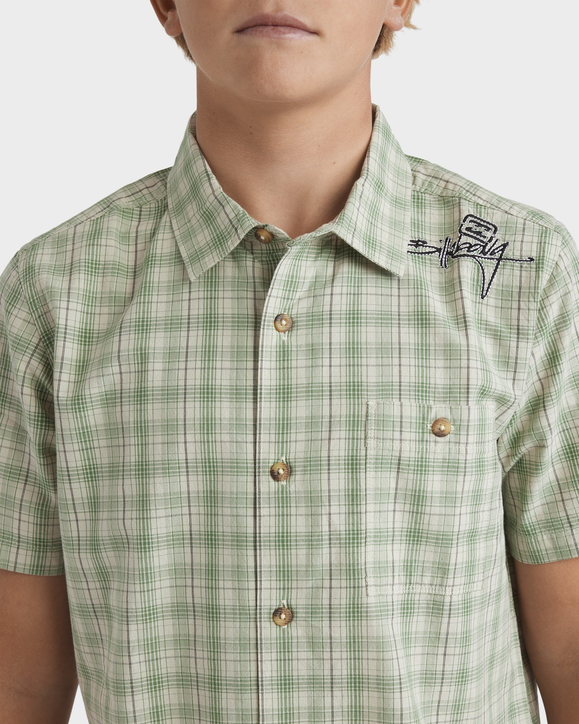 Boys 10-16 Mogul Checkerd Shirt