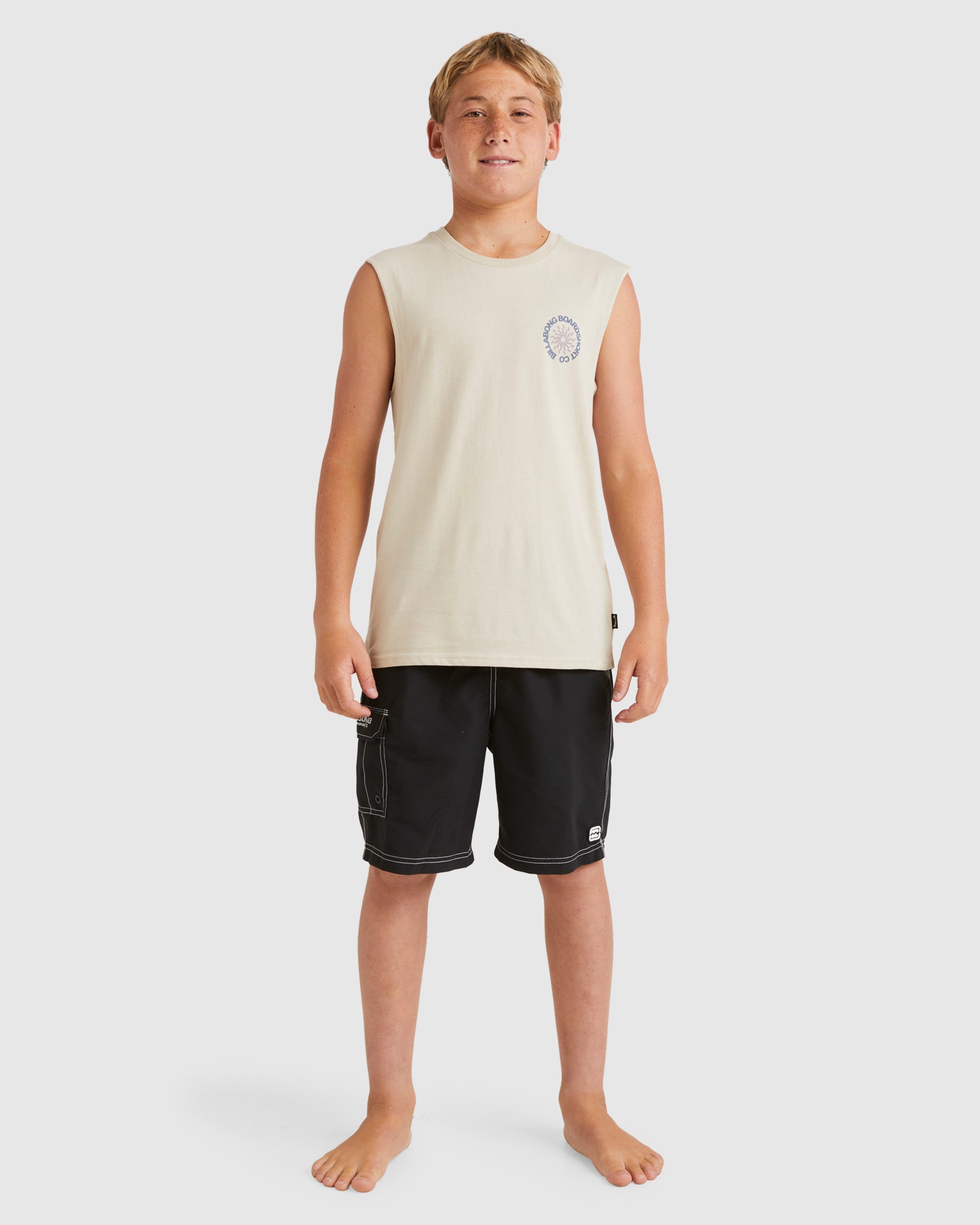 Boys 8-16 Crayon Wave Tank Top