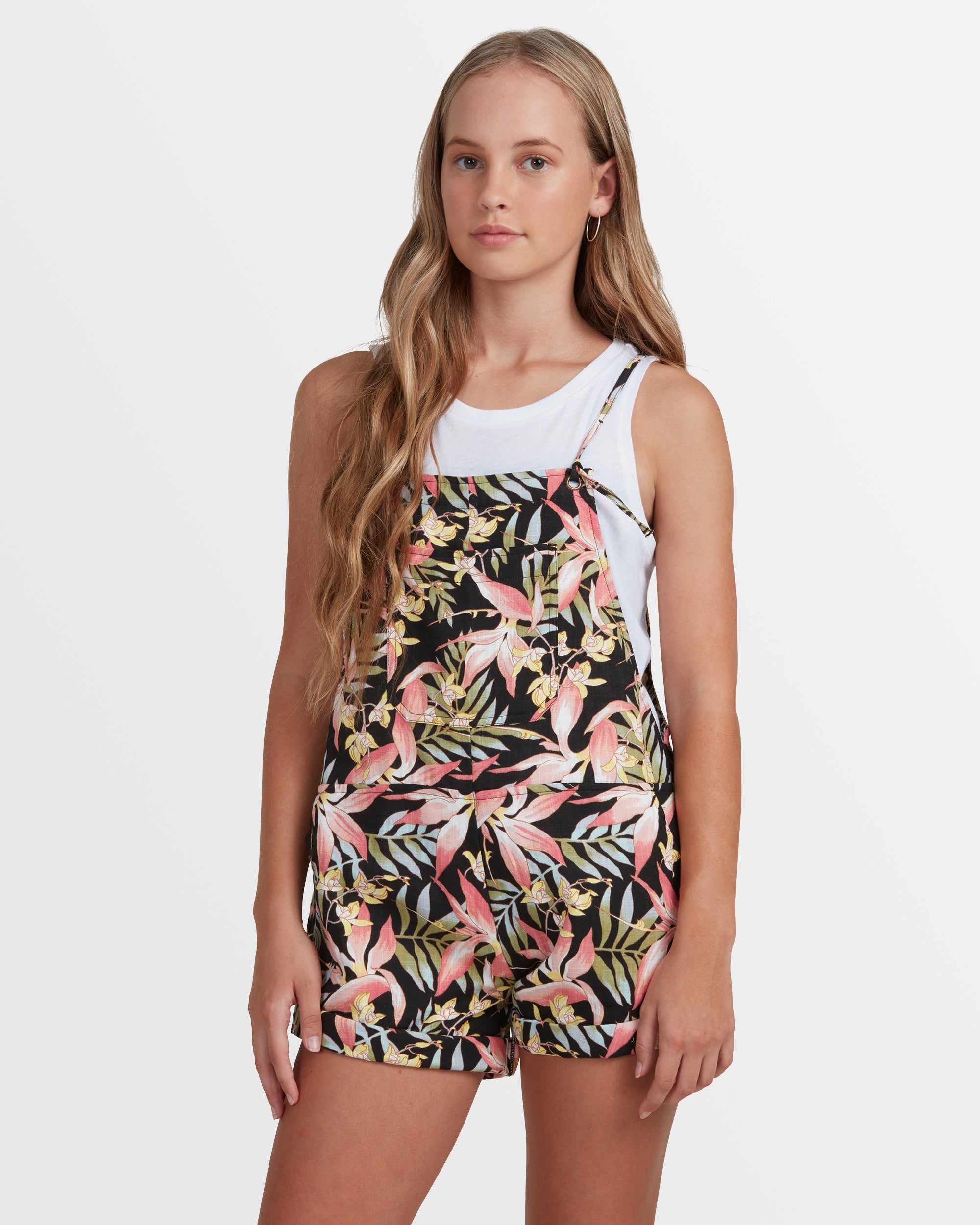 Girls 4-14 Love Palms Montana Playsuit