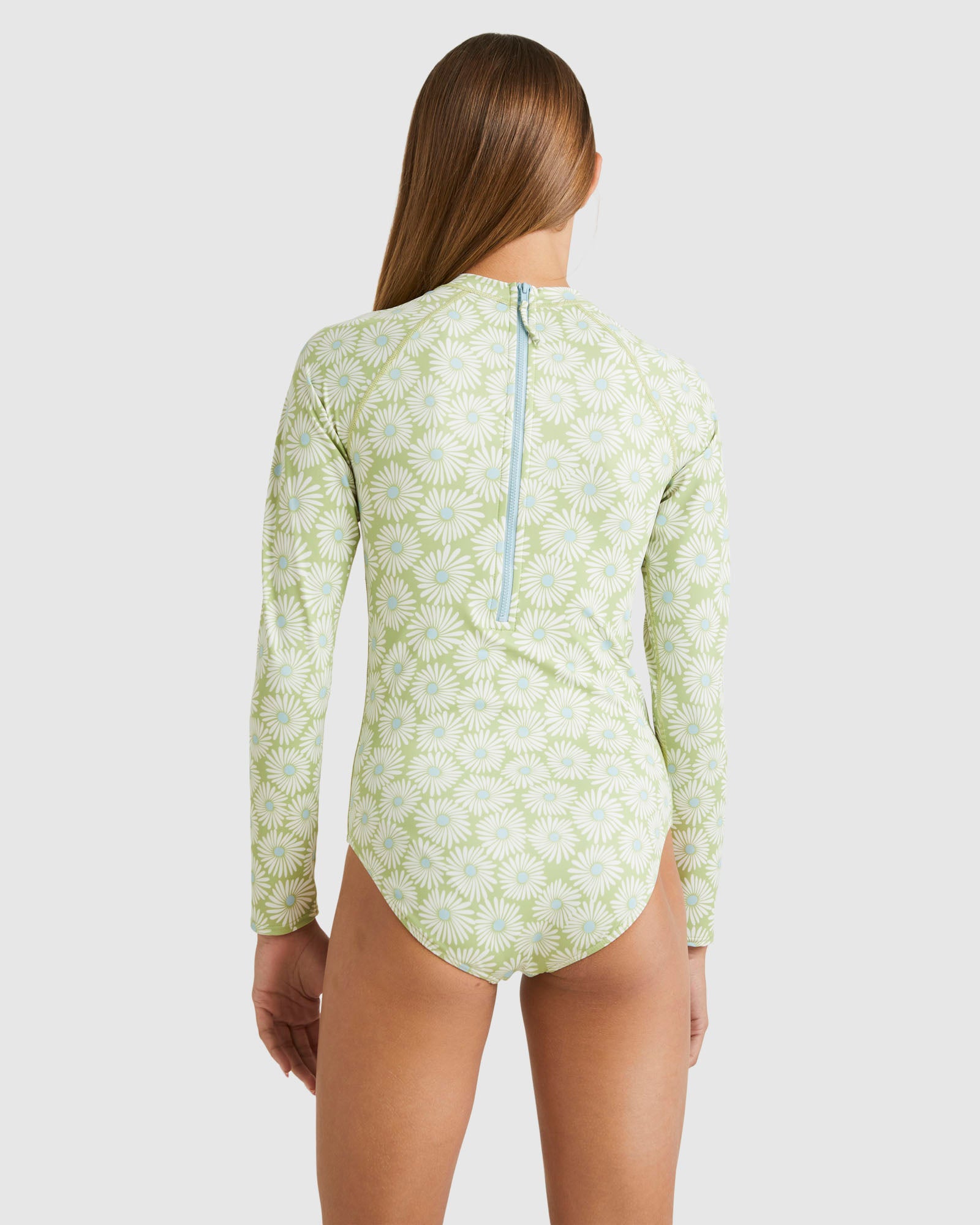 Girls 6-14 These Are The Daze One Piece Rash Vest