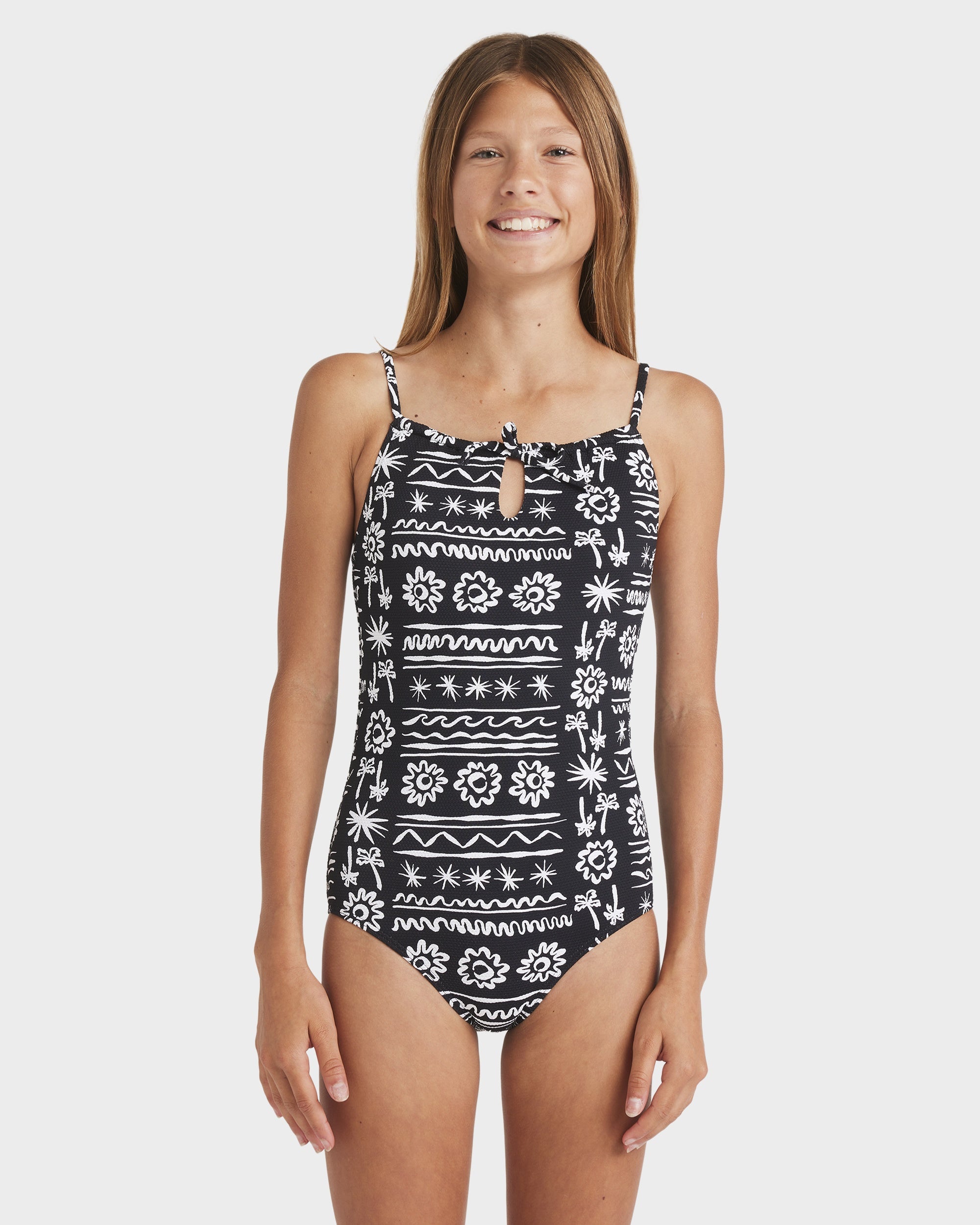 Girls 6-14 Lost On You One Piece Swimsuit