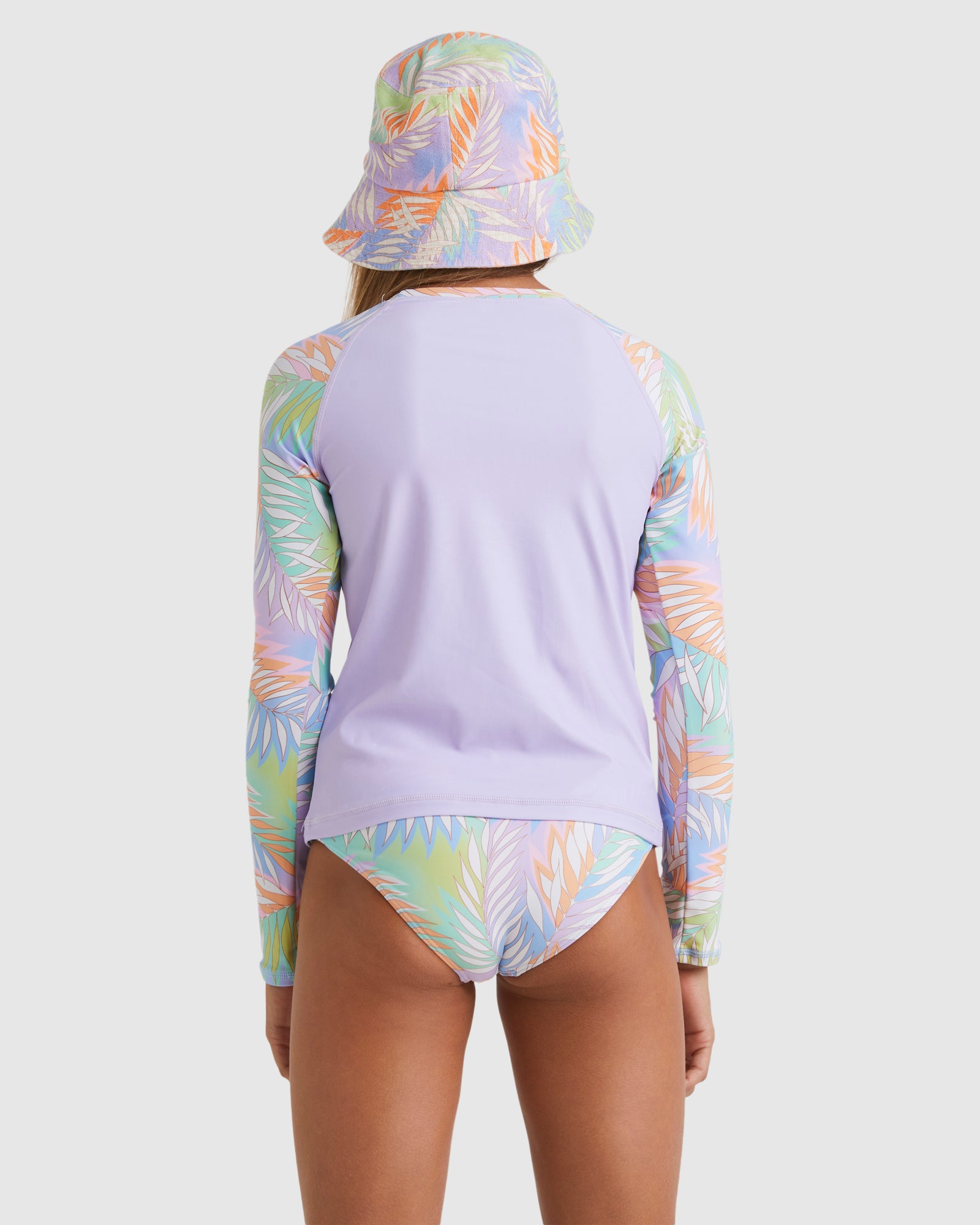 Girls 6-16 Tropical Dayz Rash Vest Set