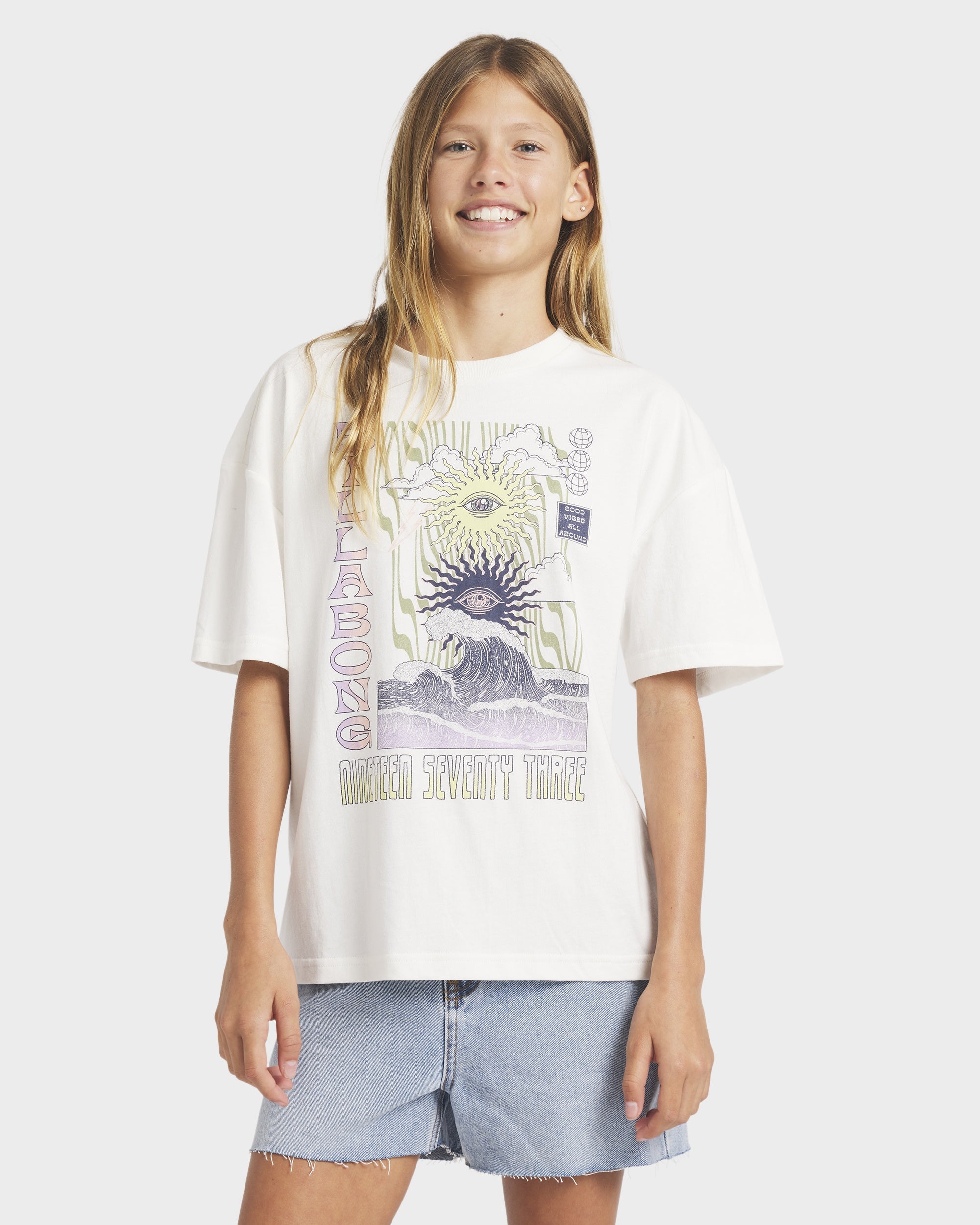 Girls 6-16 Swell Trip Jnr T-Shirt