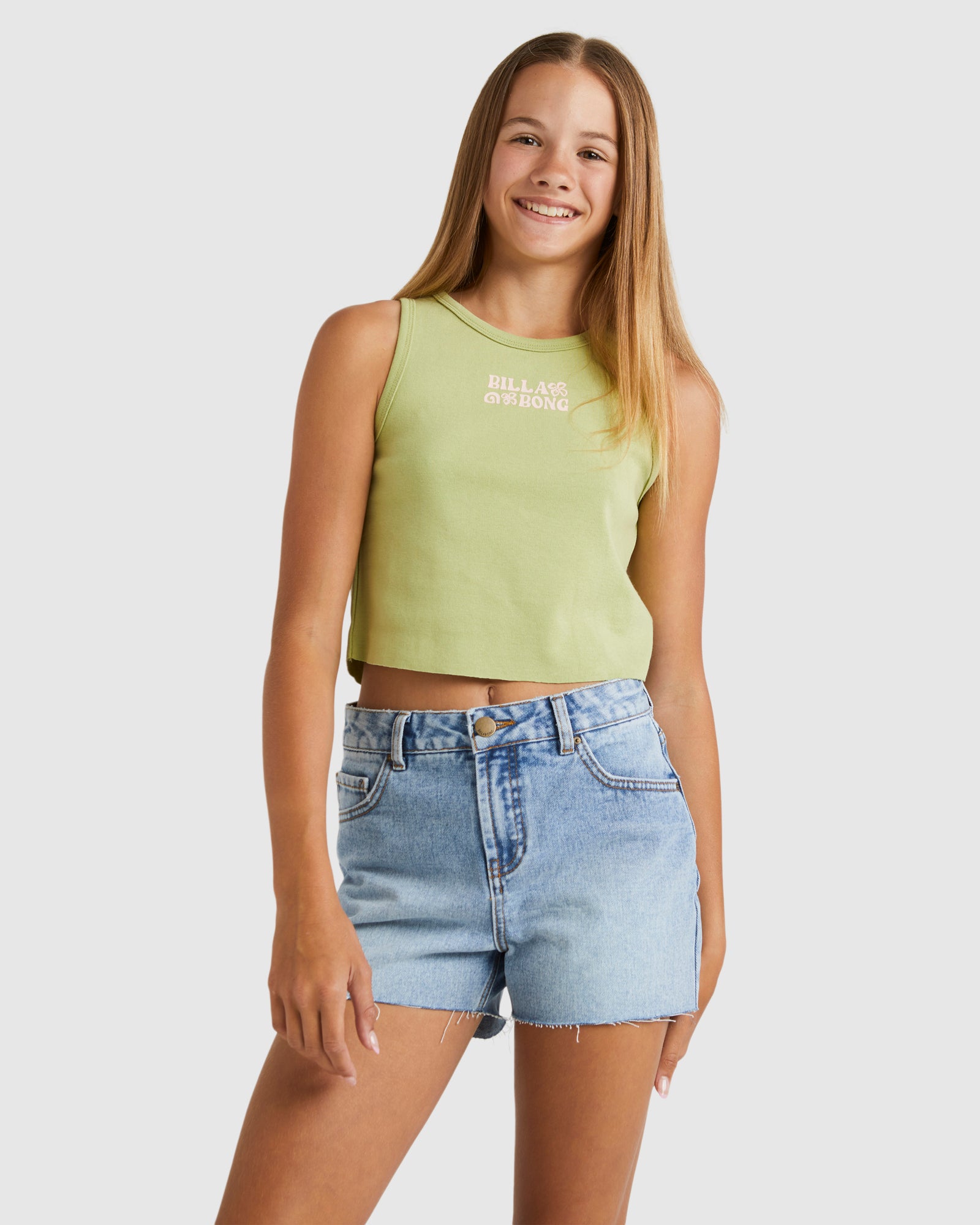 Girls 6-14 Wave N Flower T-Shirt