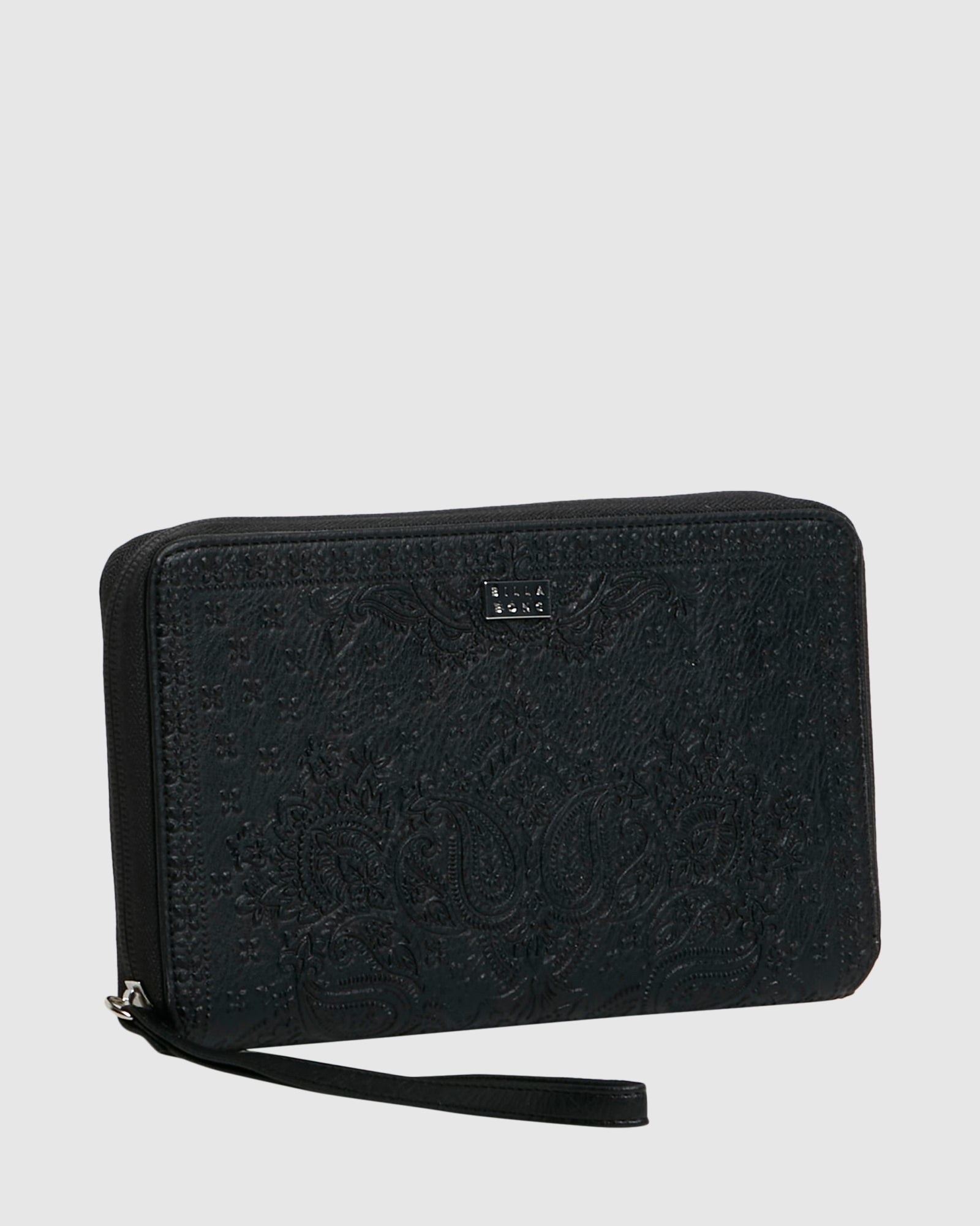 Womens Womens Bandana Mandala Travel Leather Wallet