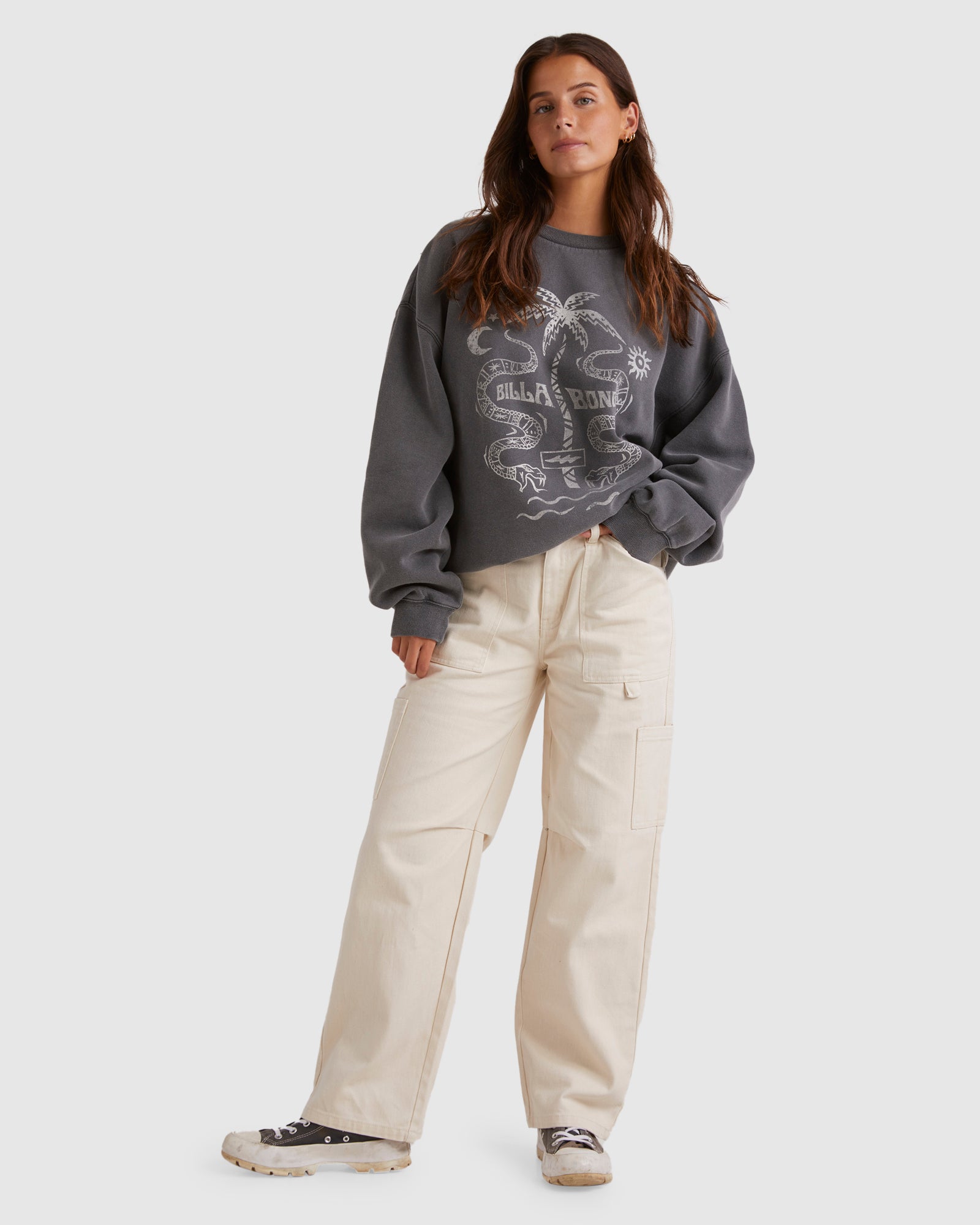 Womens Bite Me Canyon Crew Neck