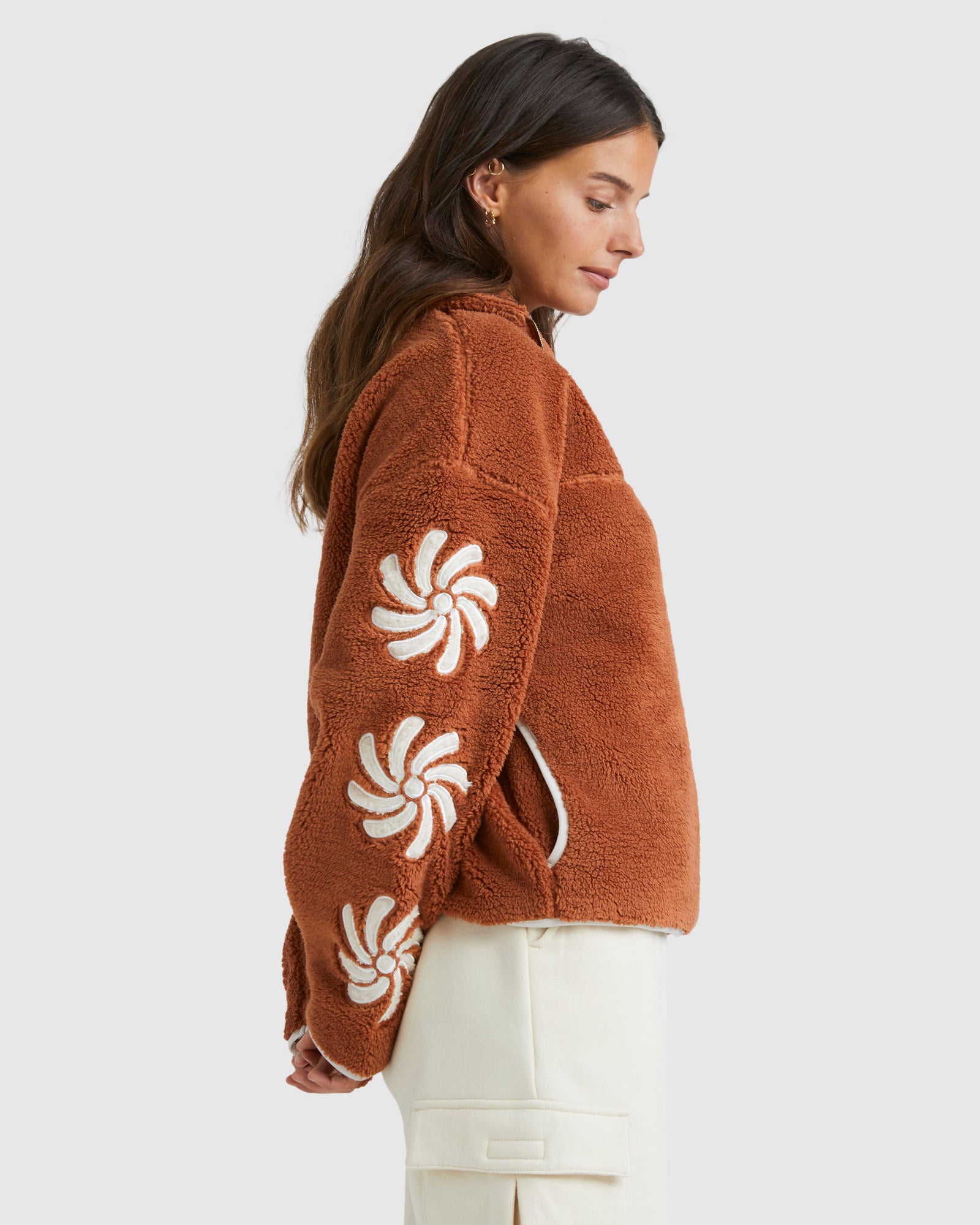 Womens Sun Fun Half Zip Fleece Jumper