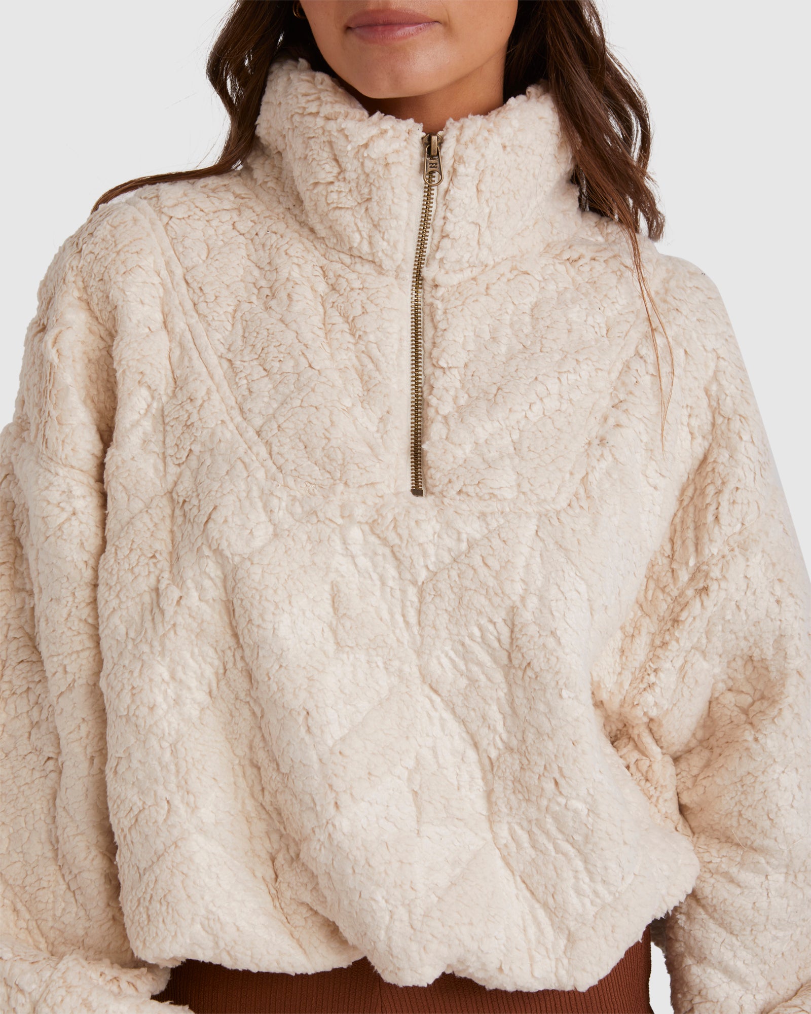 Womens Just Beamin Half Zip Pullover