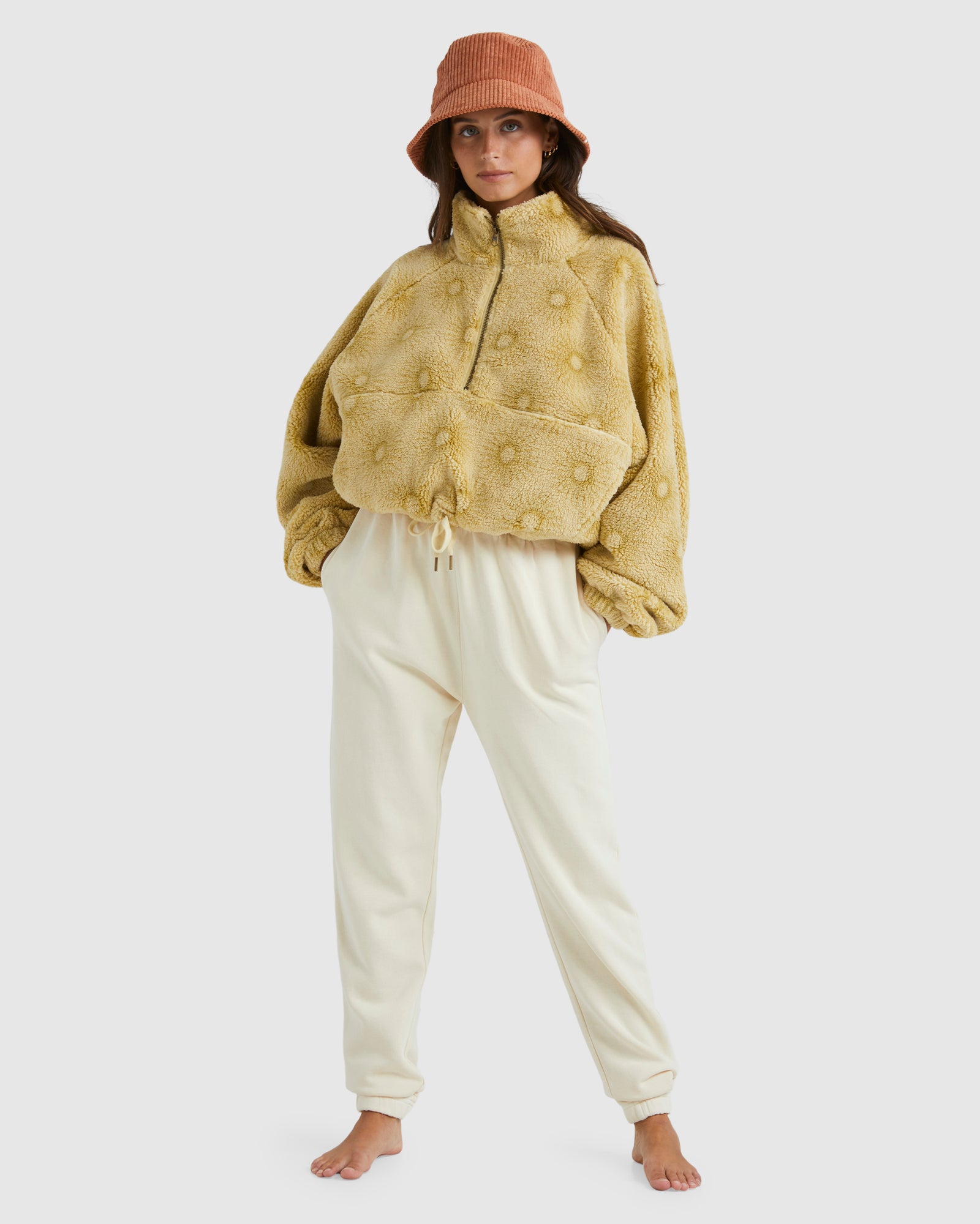 Womens Embers Half Zip Fleece Pullover