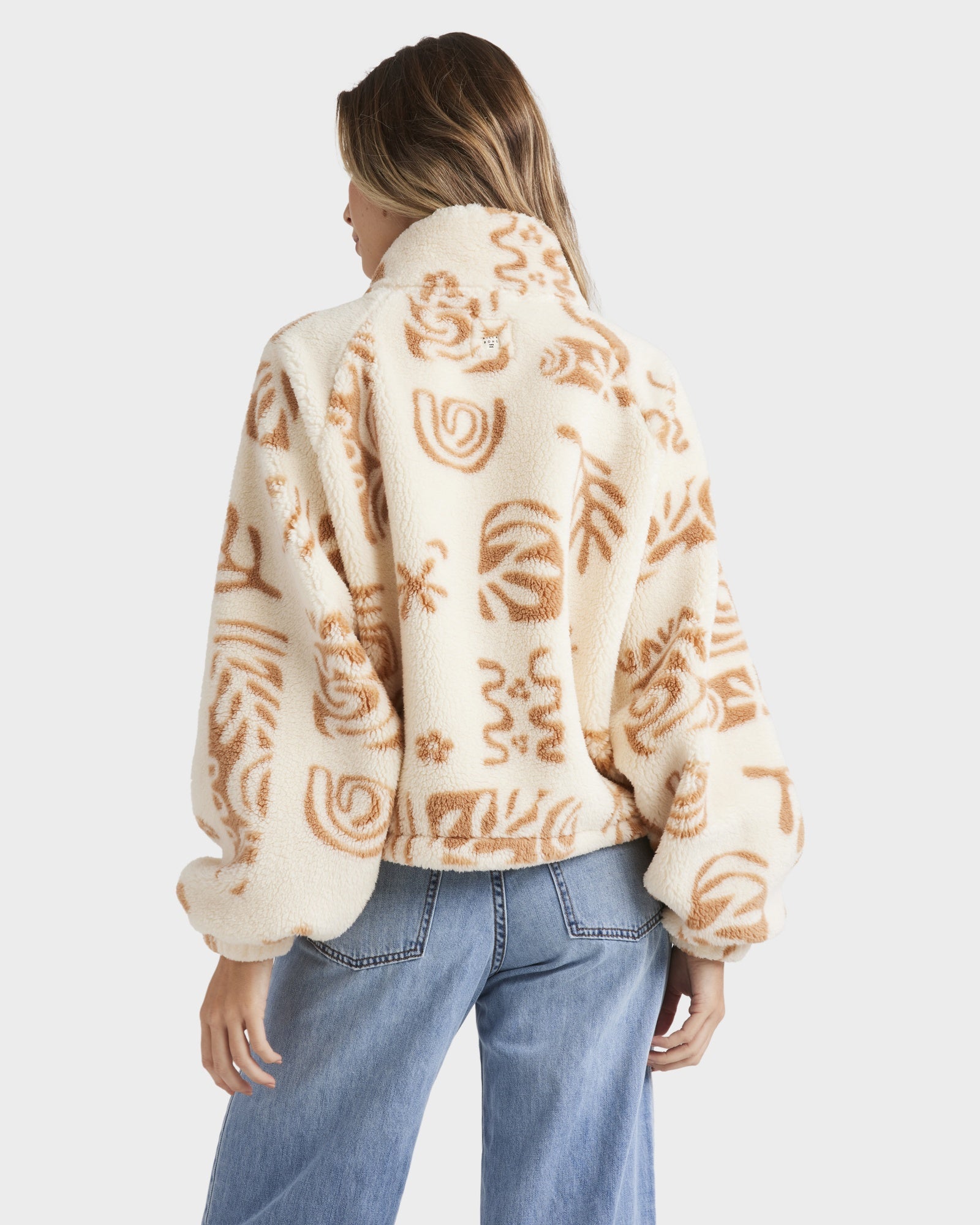 Womens Feeling Playful Half Zip Fleece Pullover