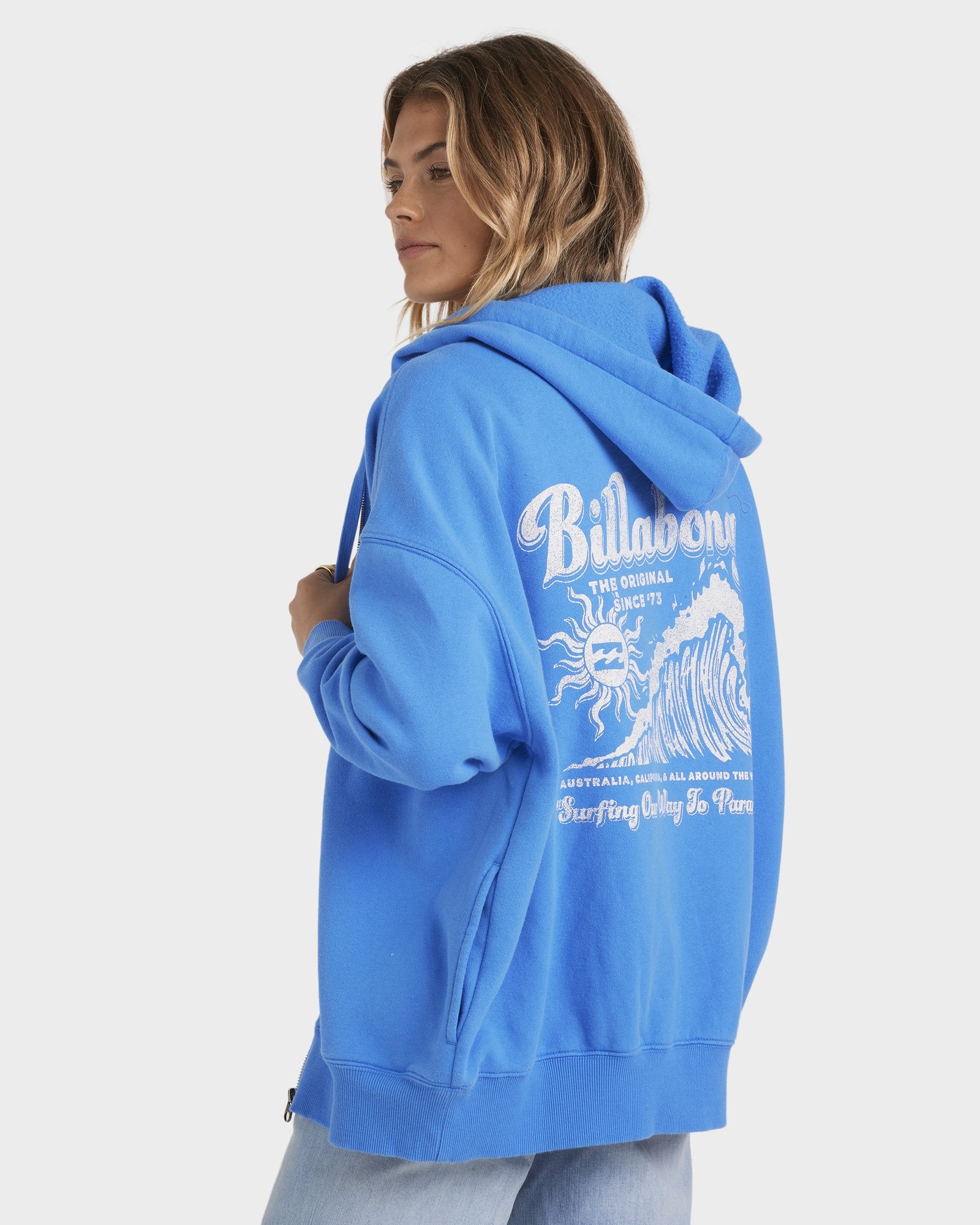 Womens Surfing Riptide Zip Up Hoodie