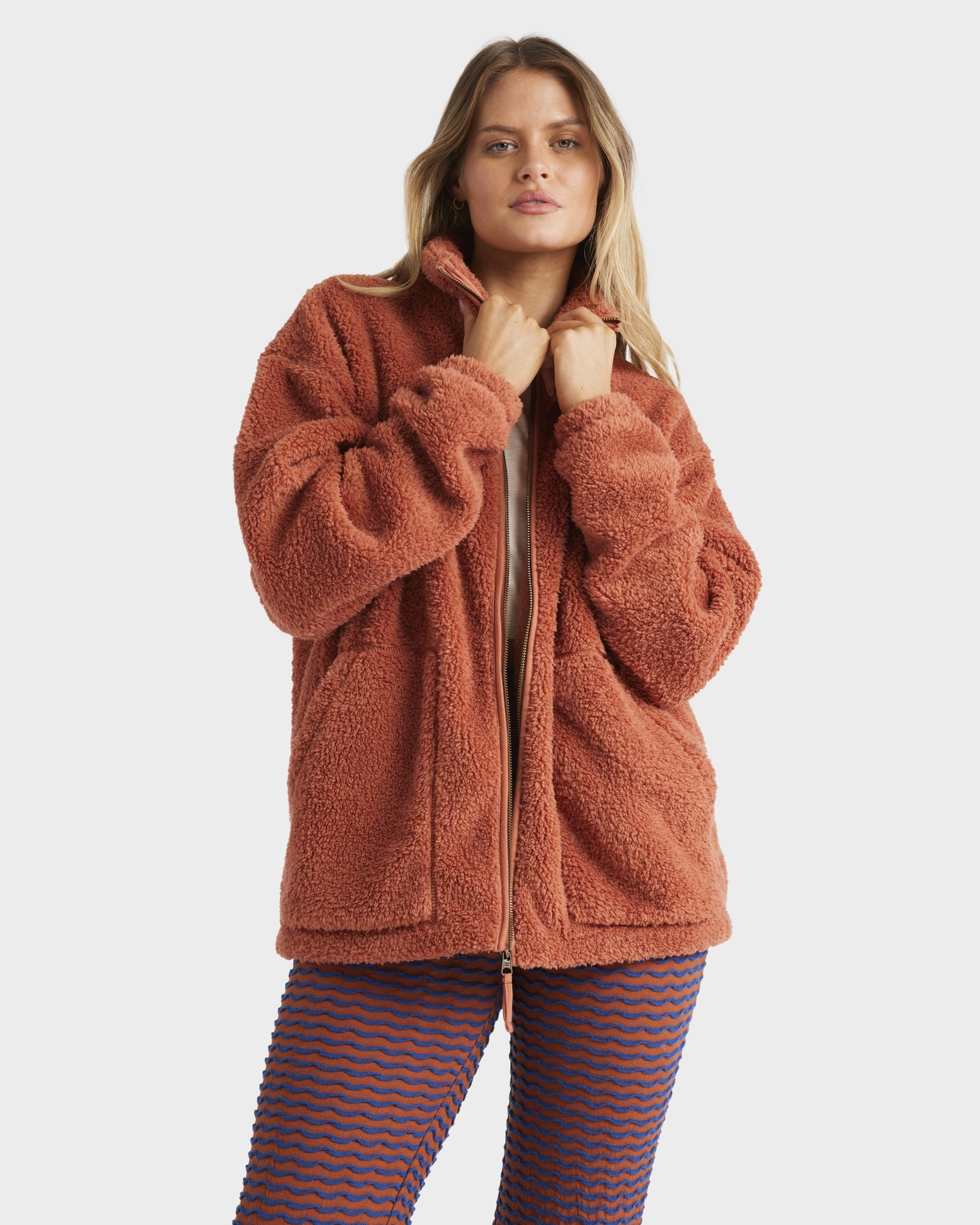 Womens Bring The Sun Fleece Jacket