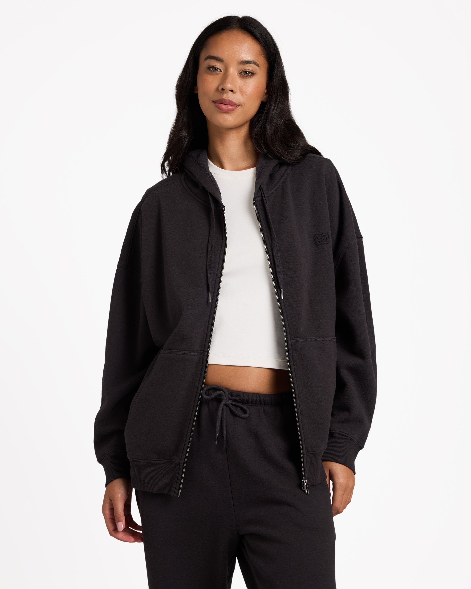 WAVE ESSENTIALS ZIP THRU HOOD