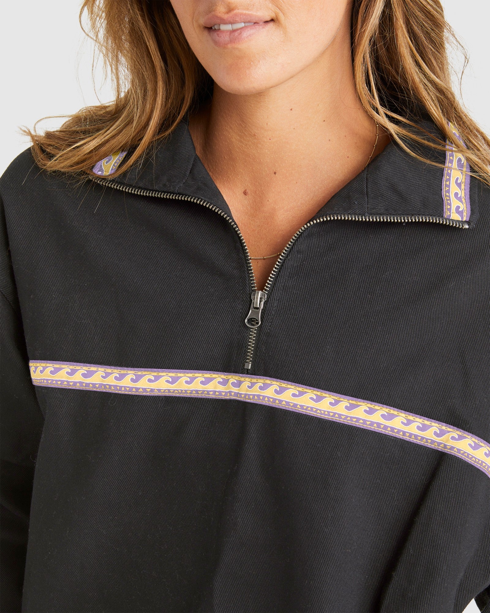 Womens Leia Half Zip Pullover Jacket