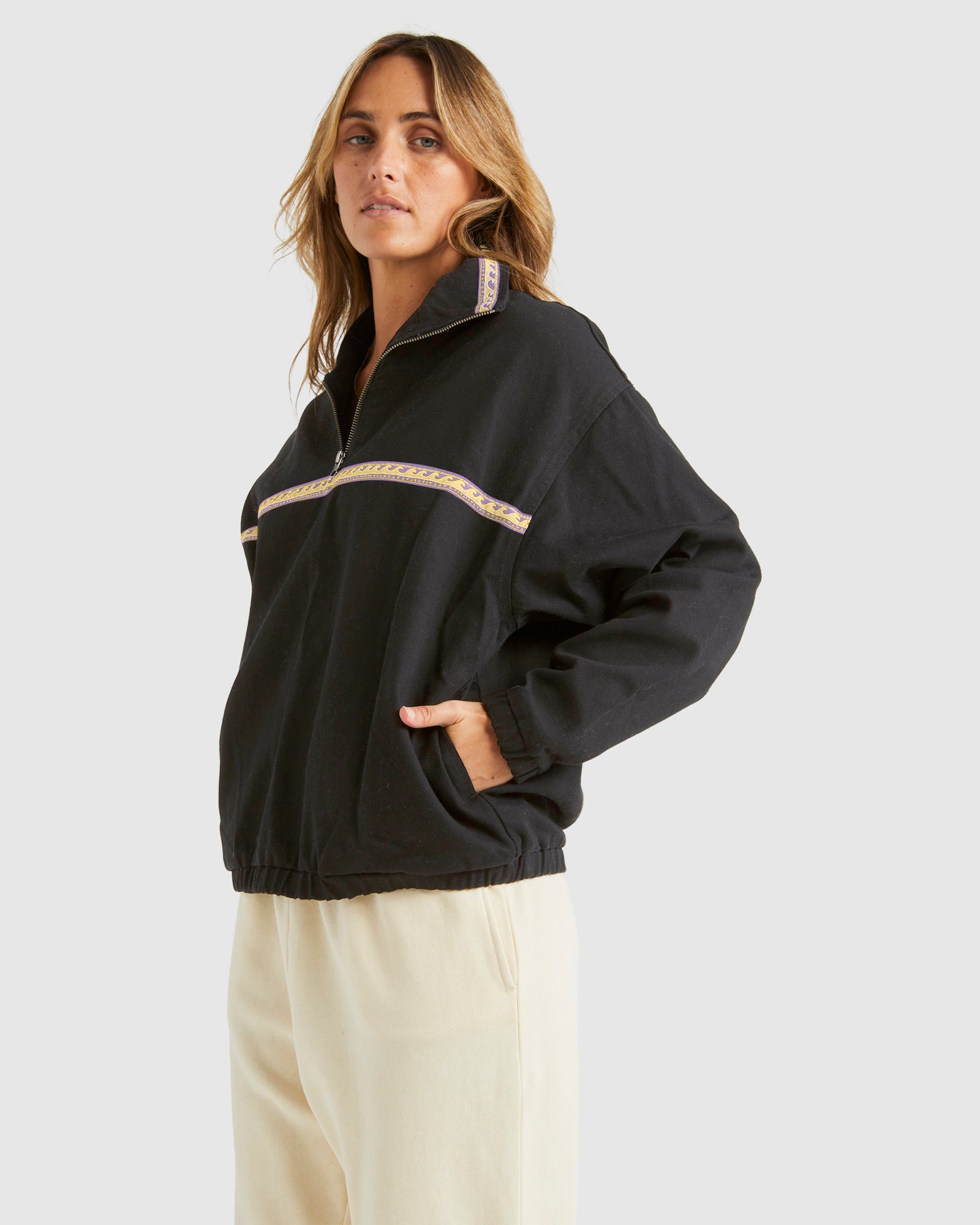 Womens Leia Half Zip Pullover Jacket