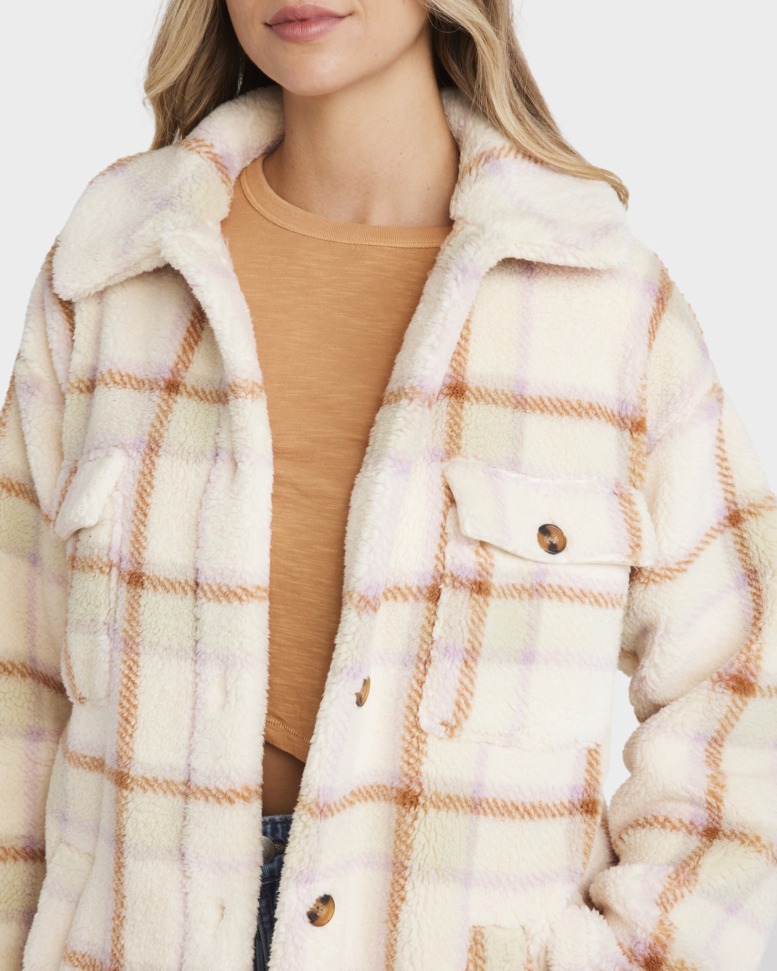 Womens Calm Down Fleece Jacket