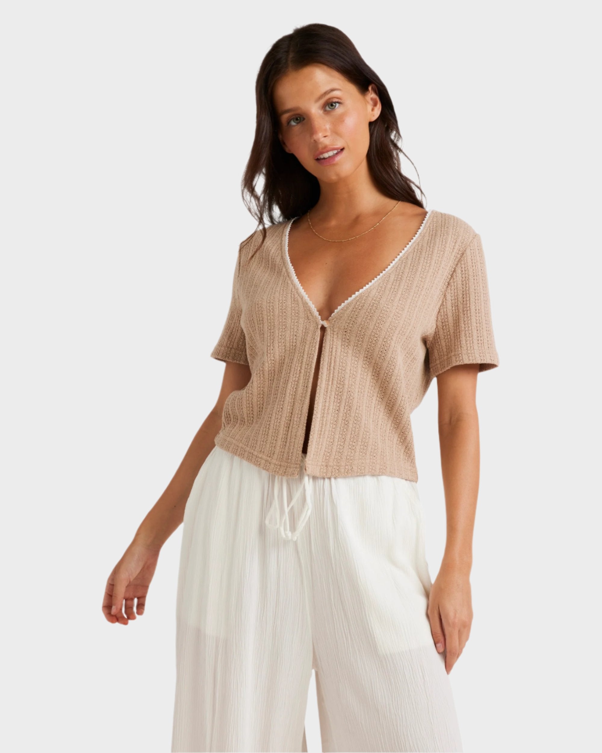 Womens Lounger Short Sleeve Shirt