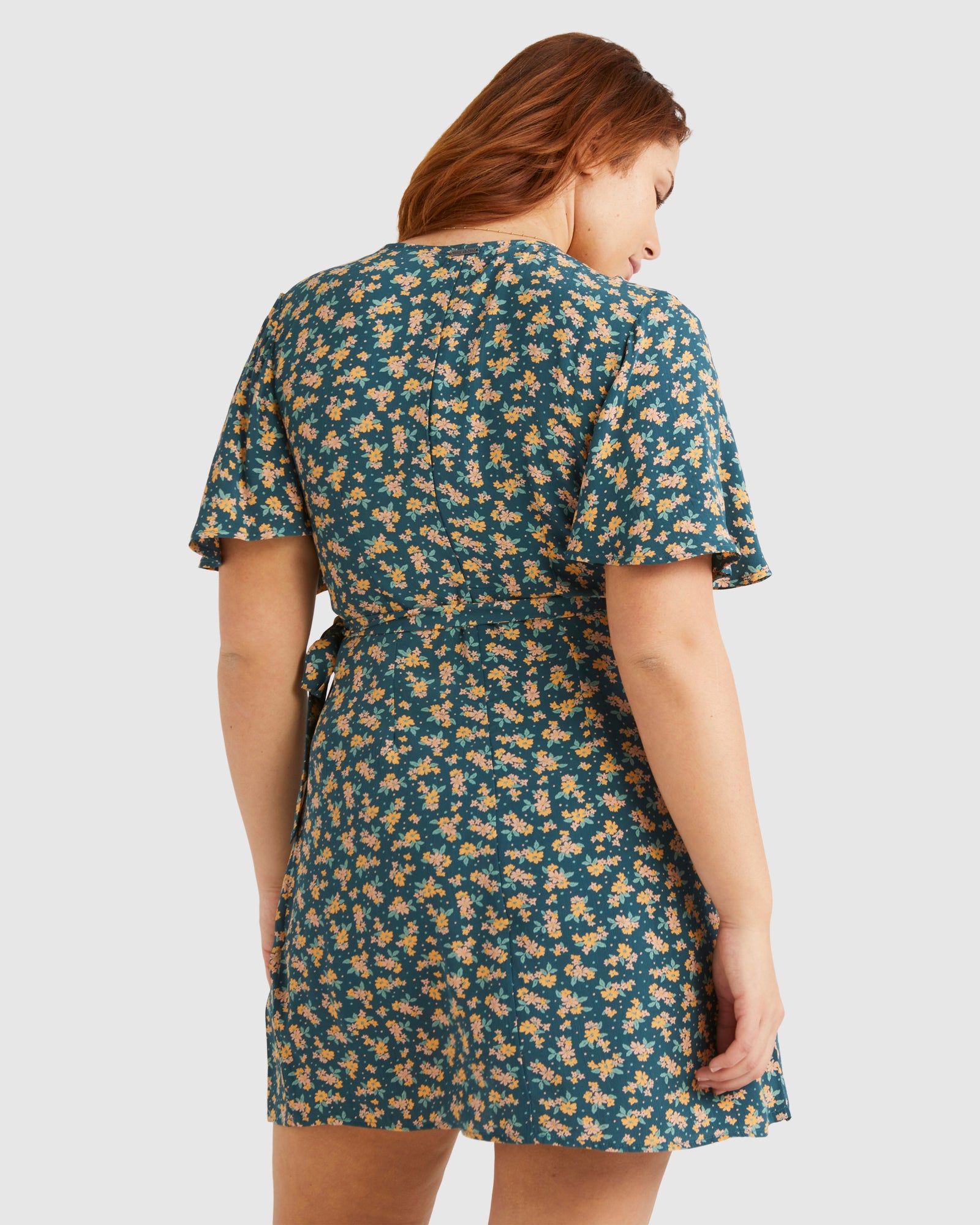 Womens Lost Days Wrap Dress