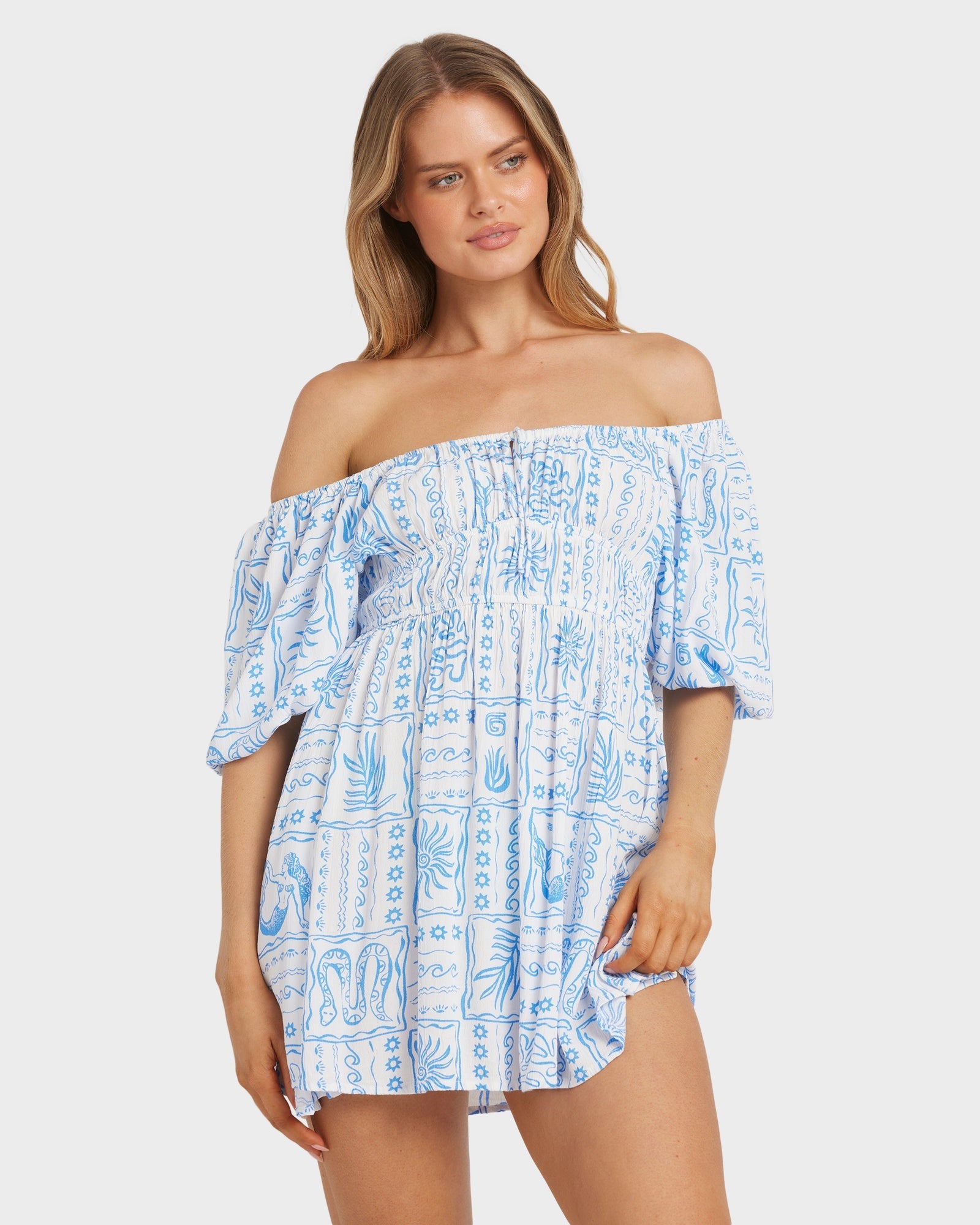 Womens La Plage Mini Dress