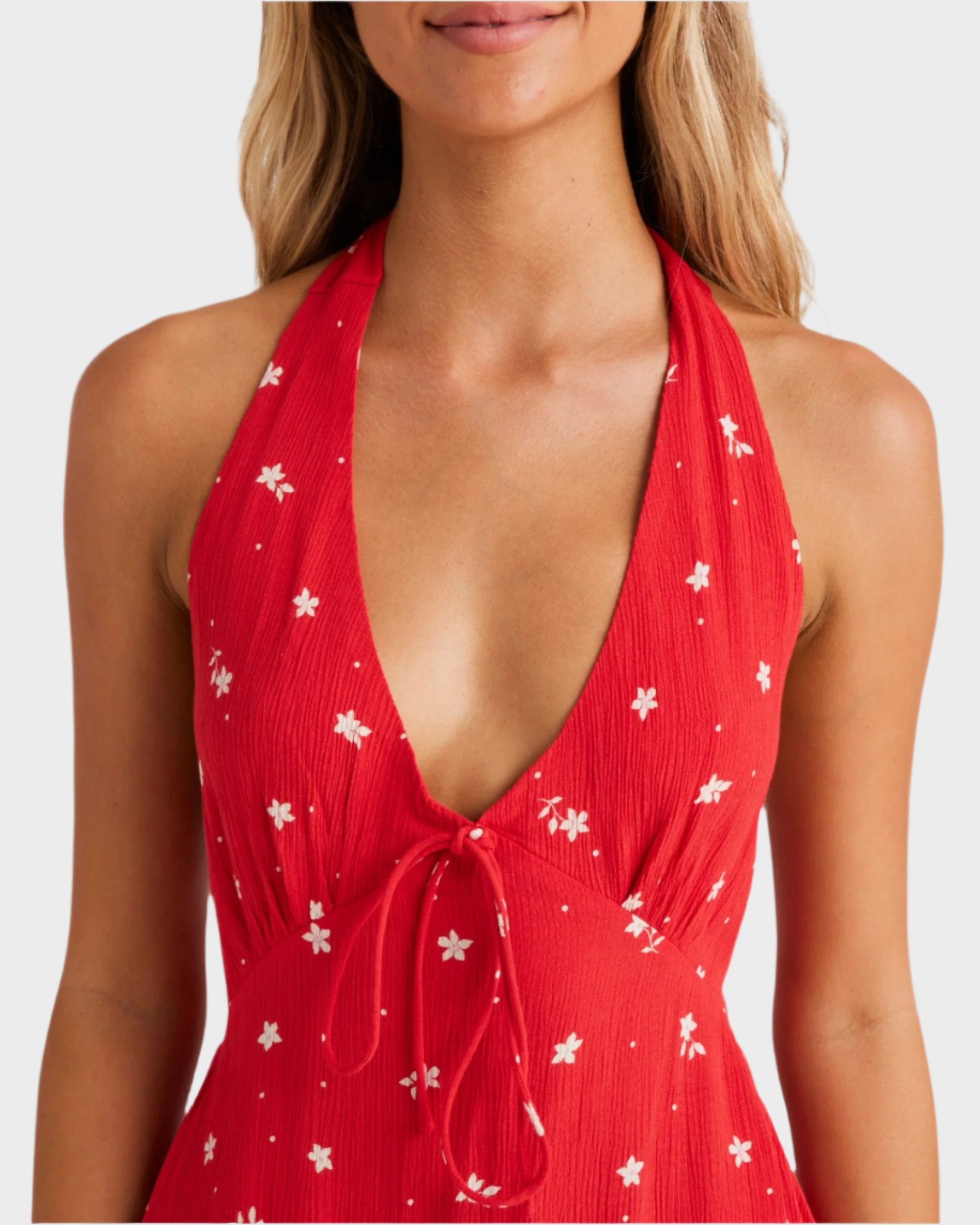 Womens Darlin Halter Mini Dress