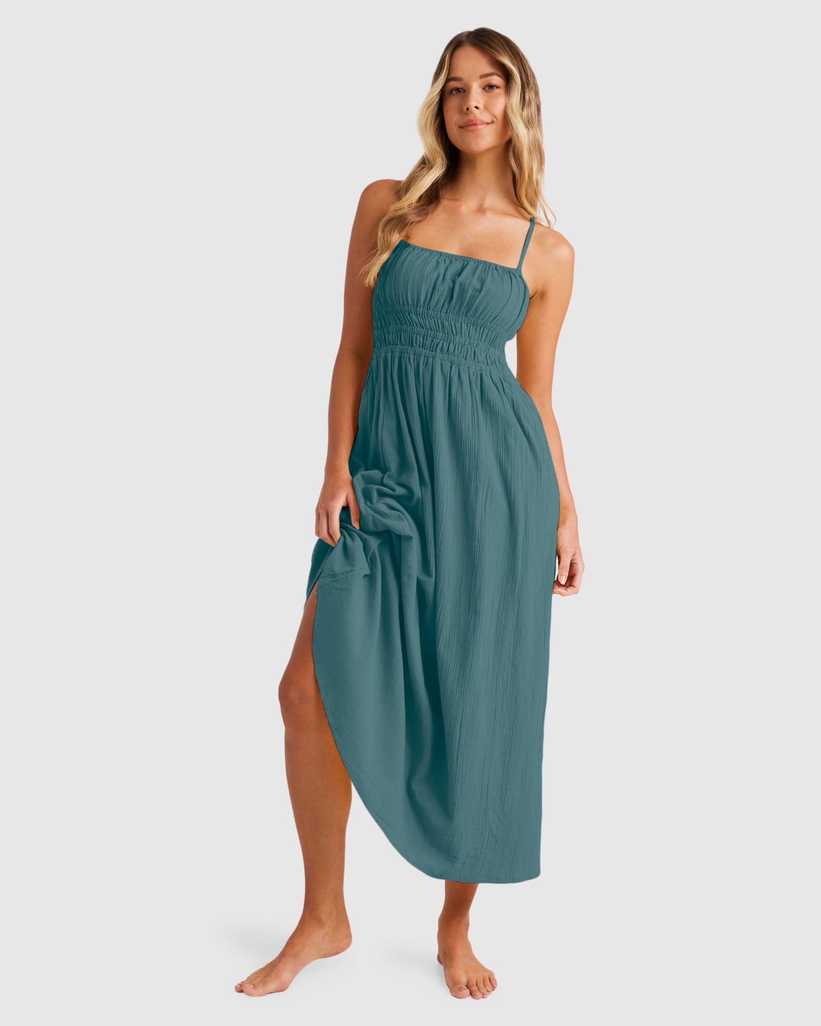 Womens Petal Maxi Dress