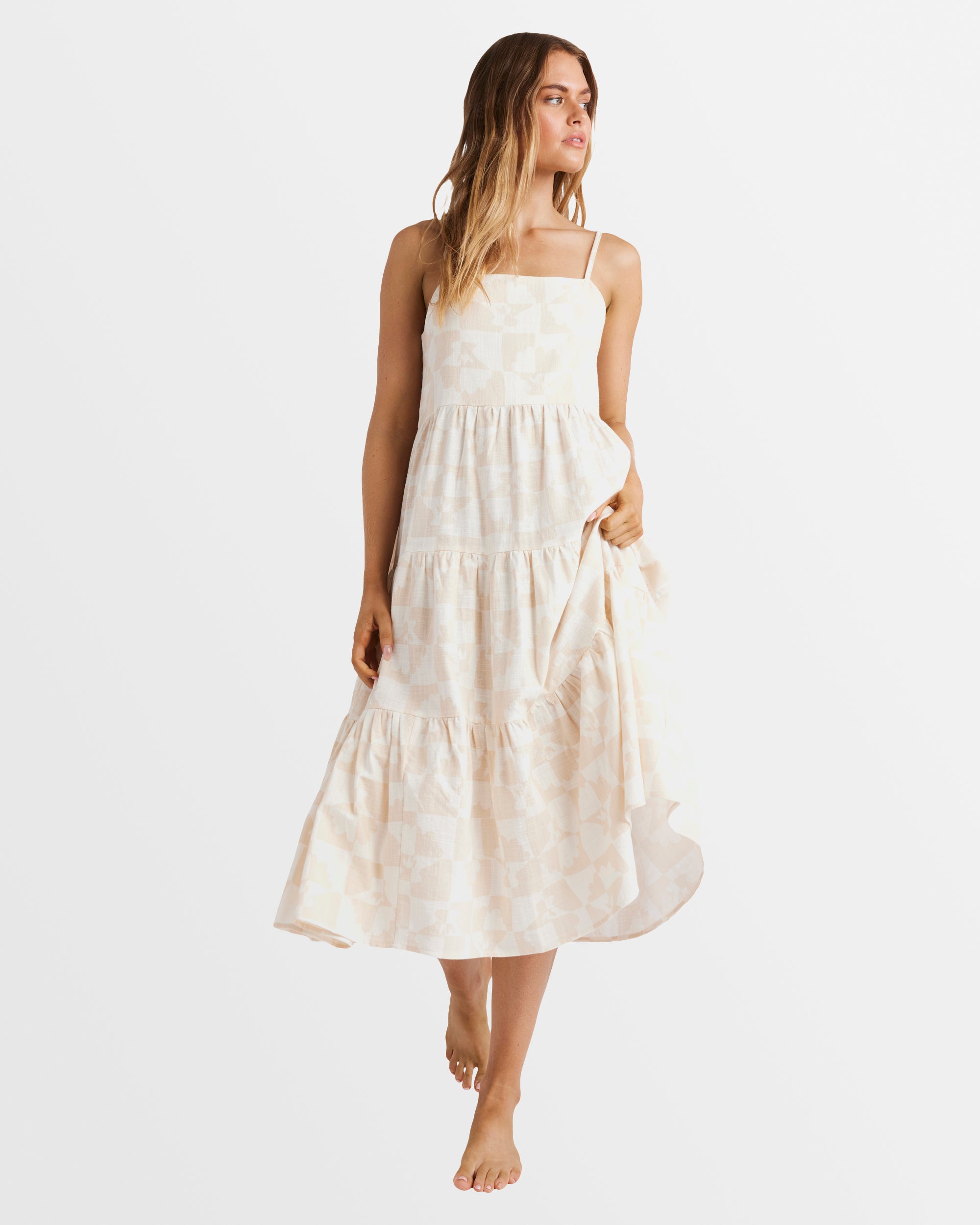 Womens Catch Up Lost Love Midi Dress