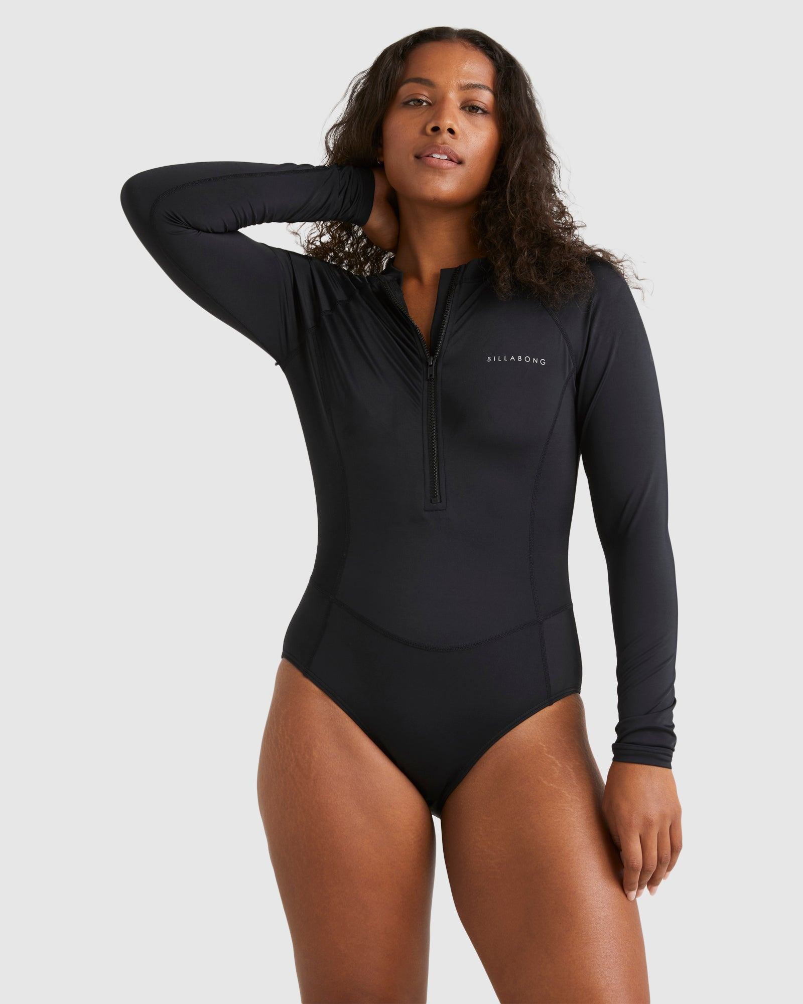 Womens Serene Zip Long Sleeve Rash Vest