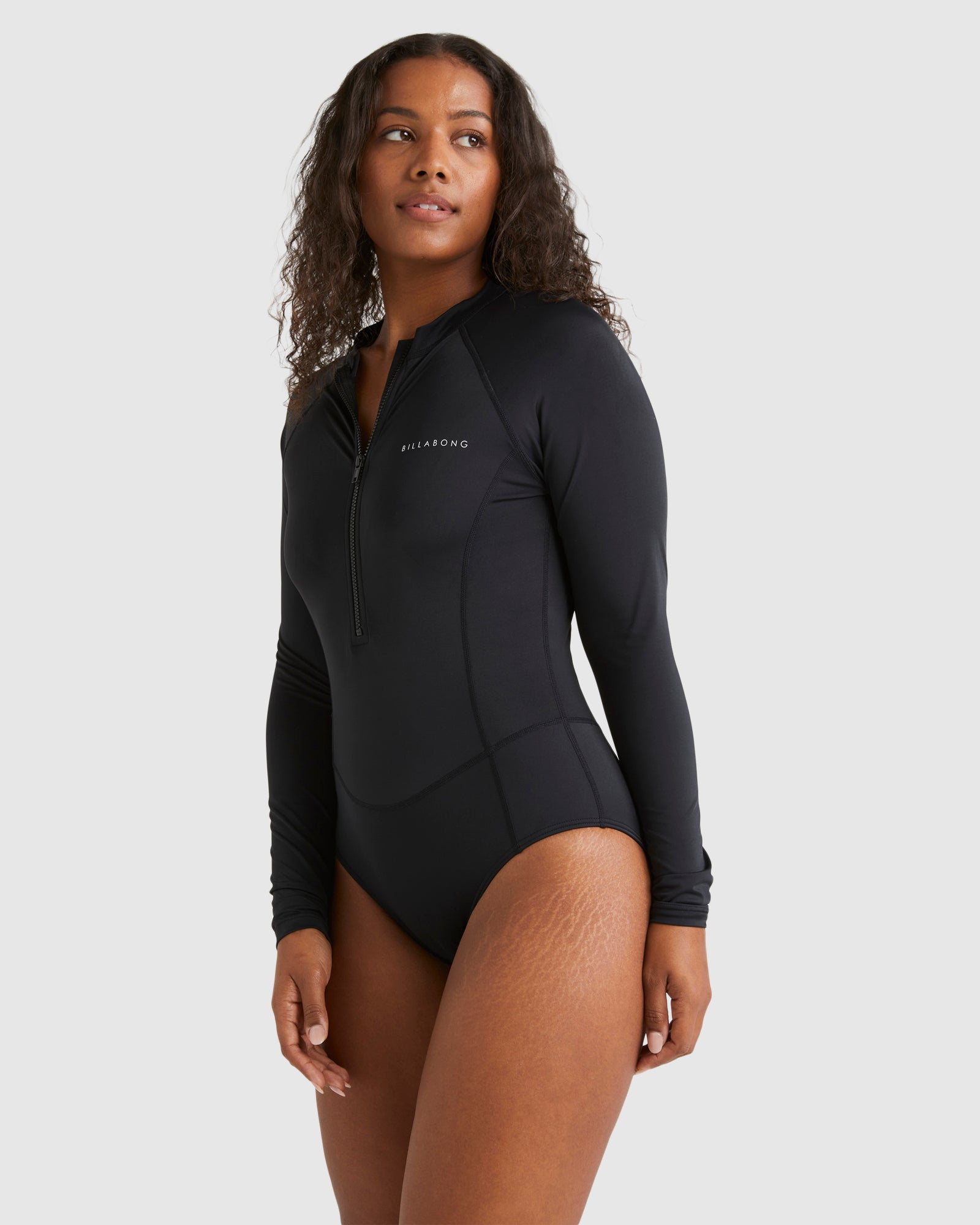 Womens Serene Zip Long Sleeve Rash Vest
