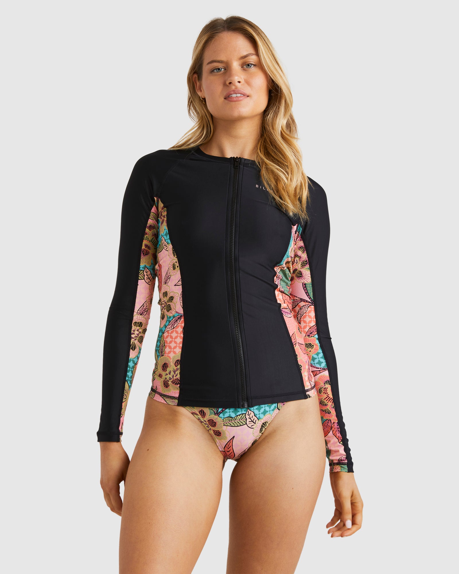 Womens Visions Of Paradise Off Shore Long Sleeve Rash Vest