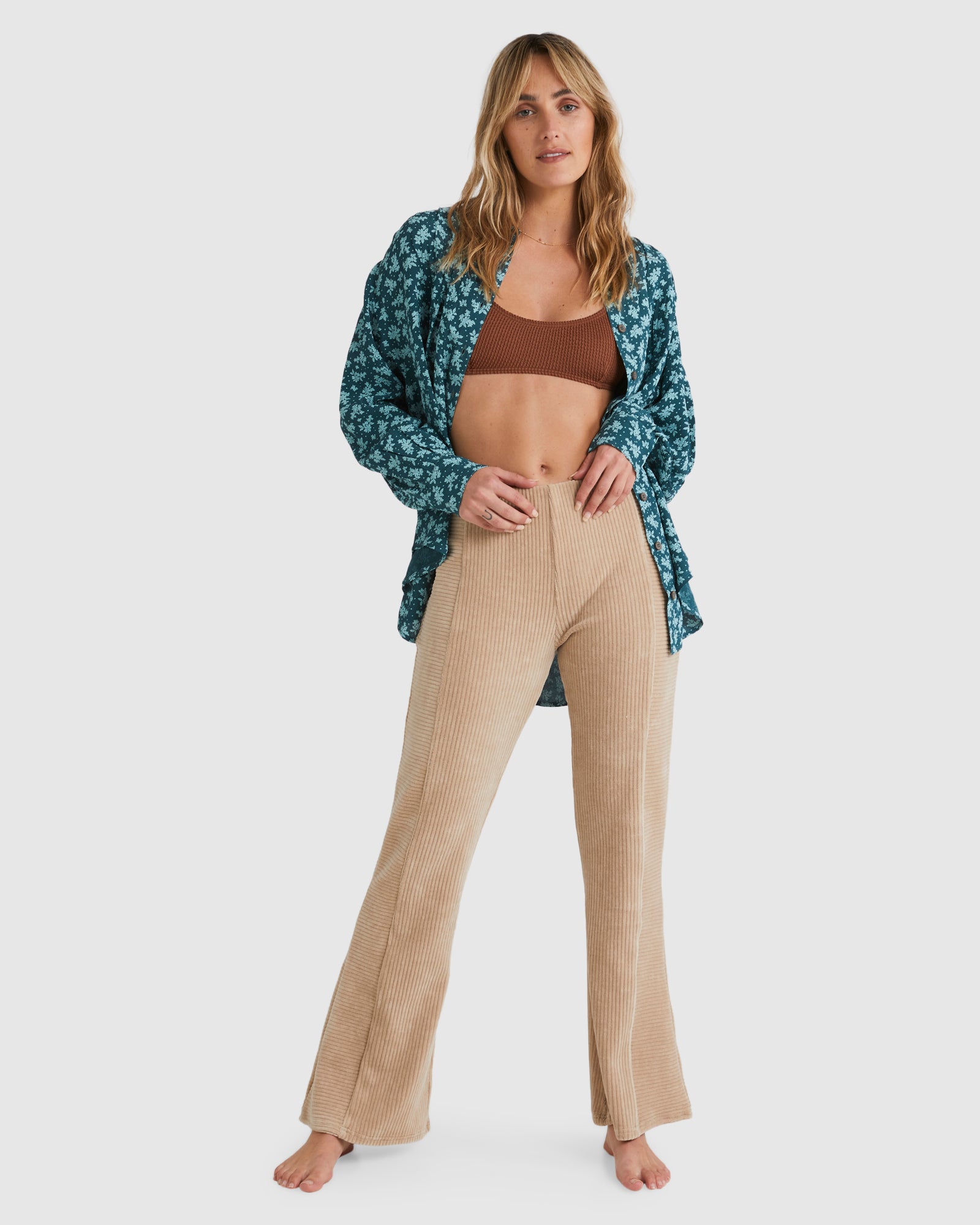 Womens Lost Days Shine On Long Sleeve Shirt