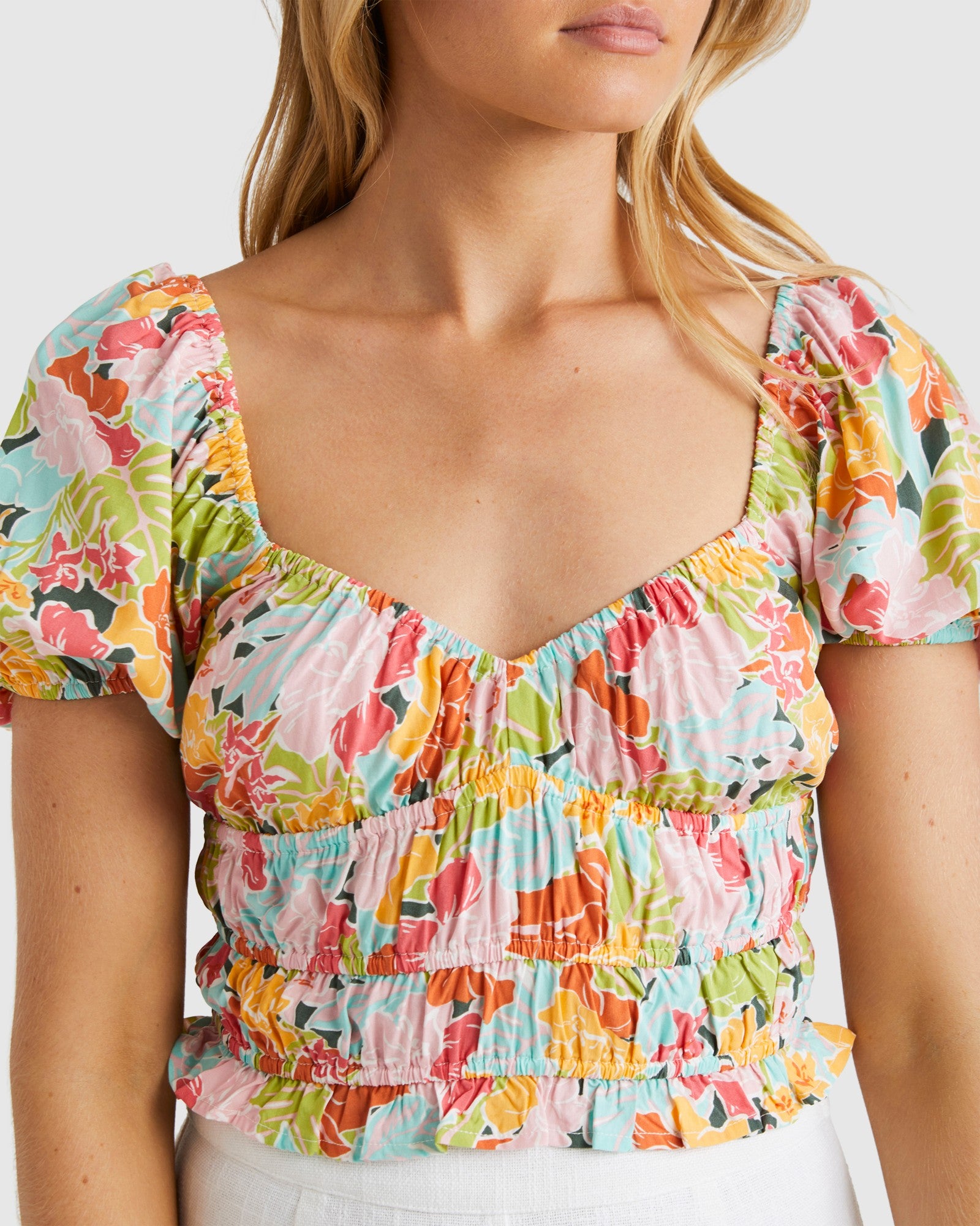 Womens Tropic Highs Crop Top