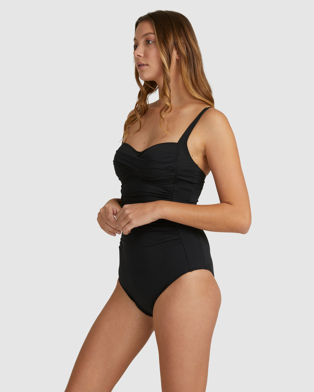 Womens Sol Searcher Wrap One Piece Swimsuit