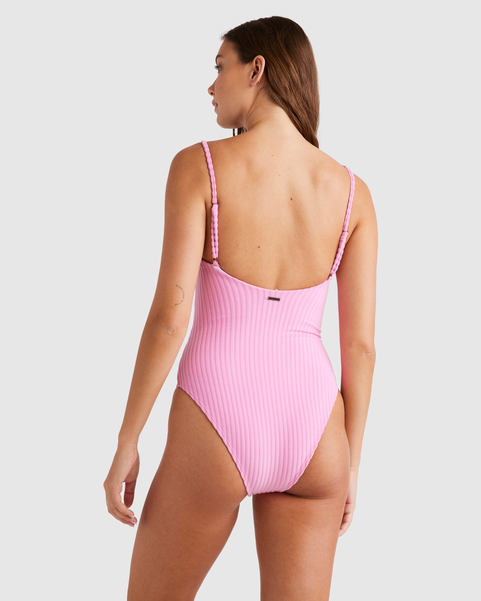 Womens Terry Rib Bella One Piece Swimsuit