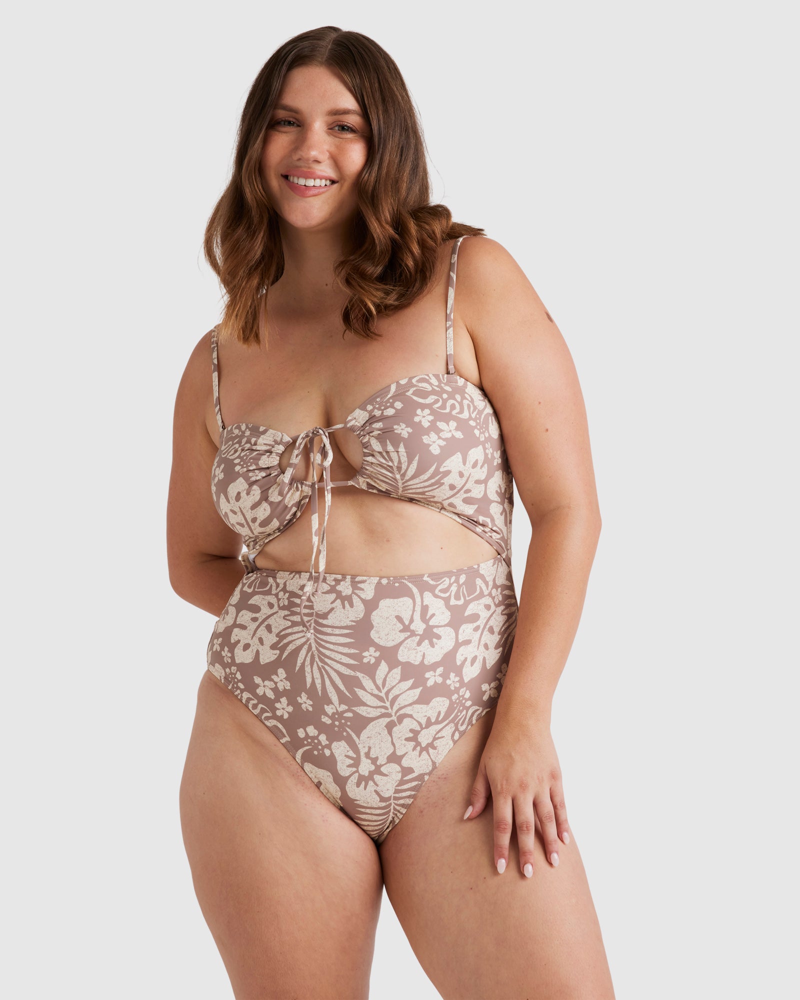 Womens Off Tropic Drew One Piece Swimsuit