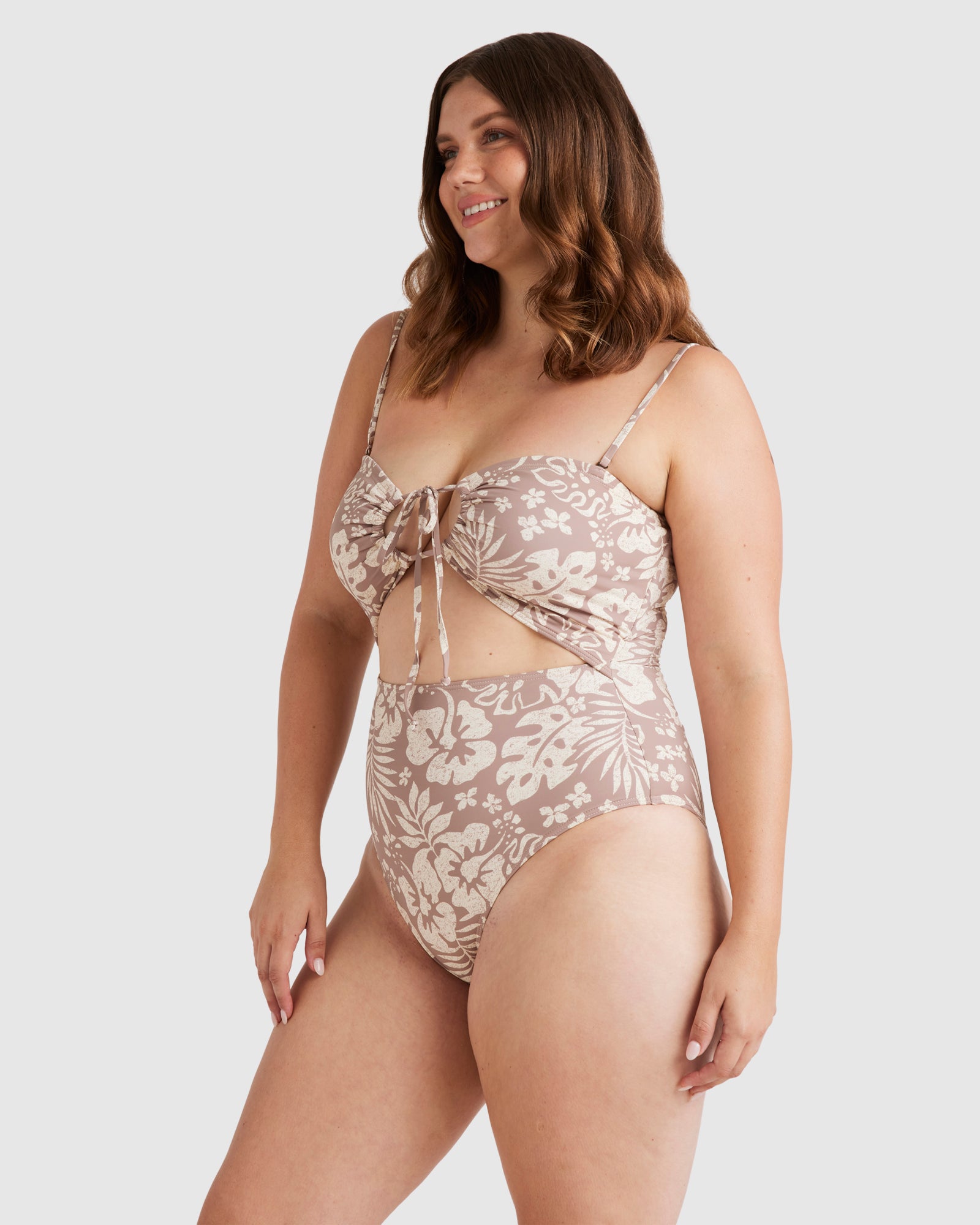 Womens Off Tropic Drew One Piece Swimsuit