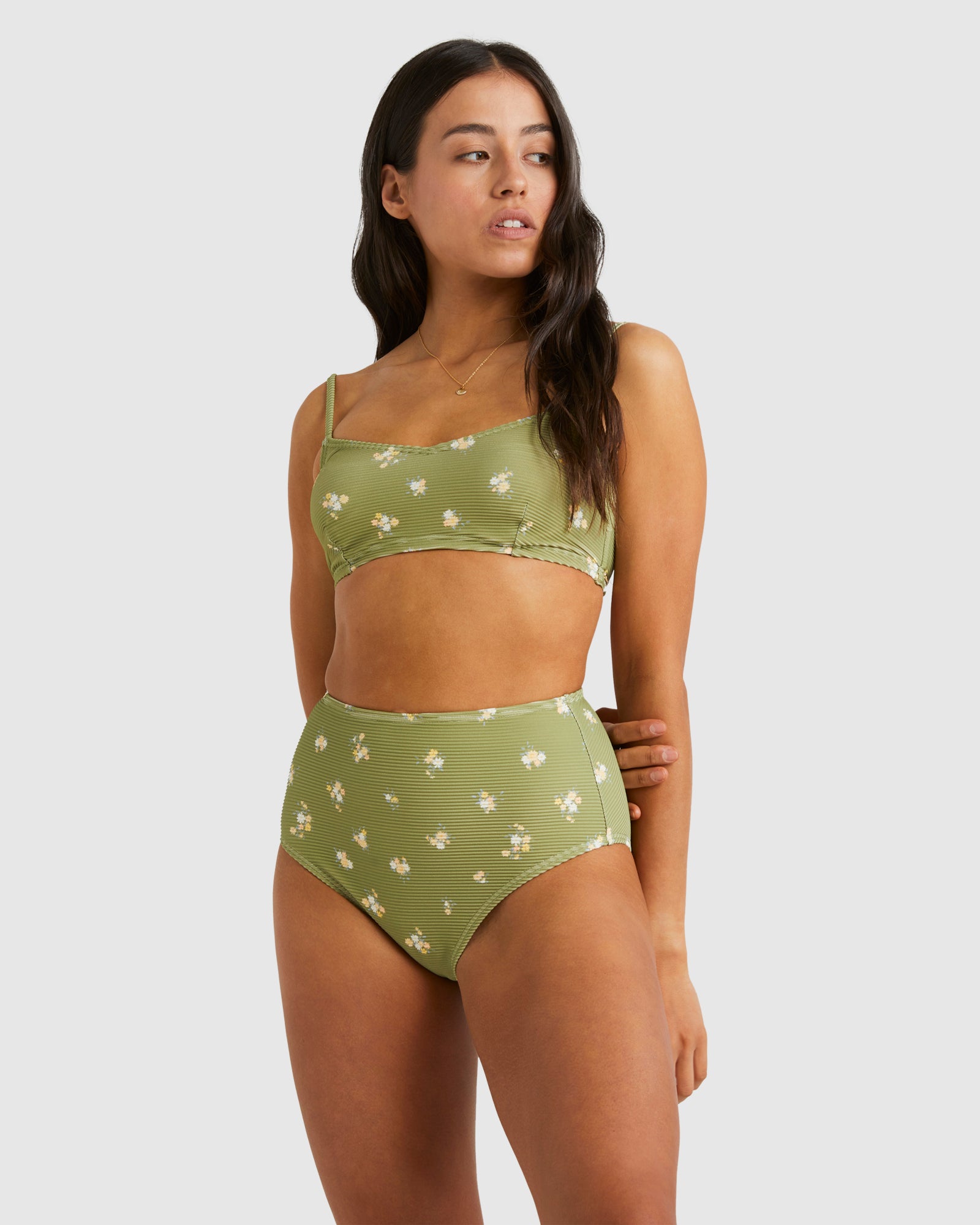 Womens Free Fallin High Retro Pant Bikini Bottom