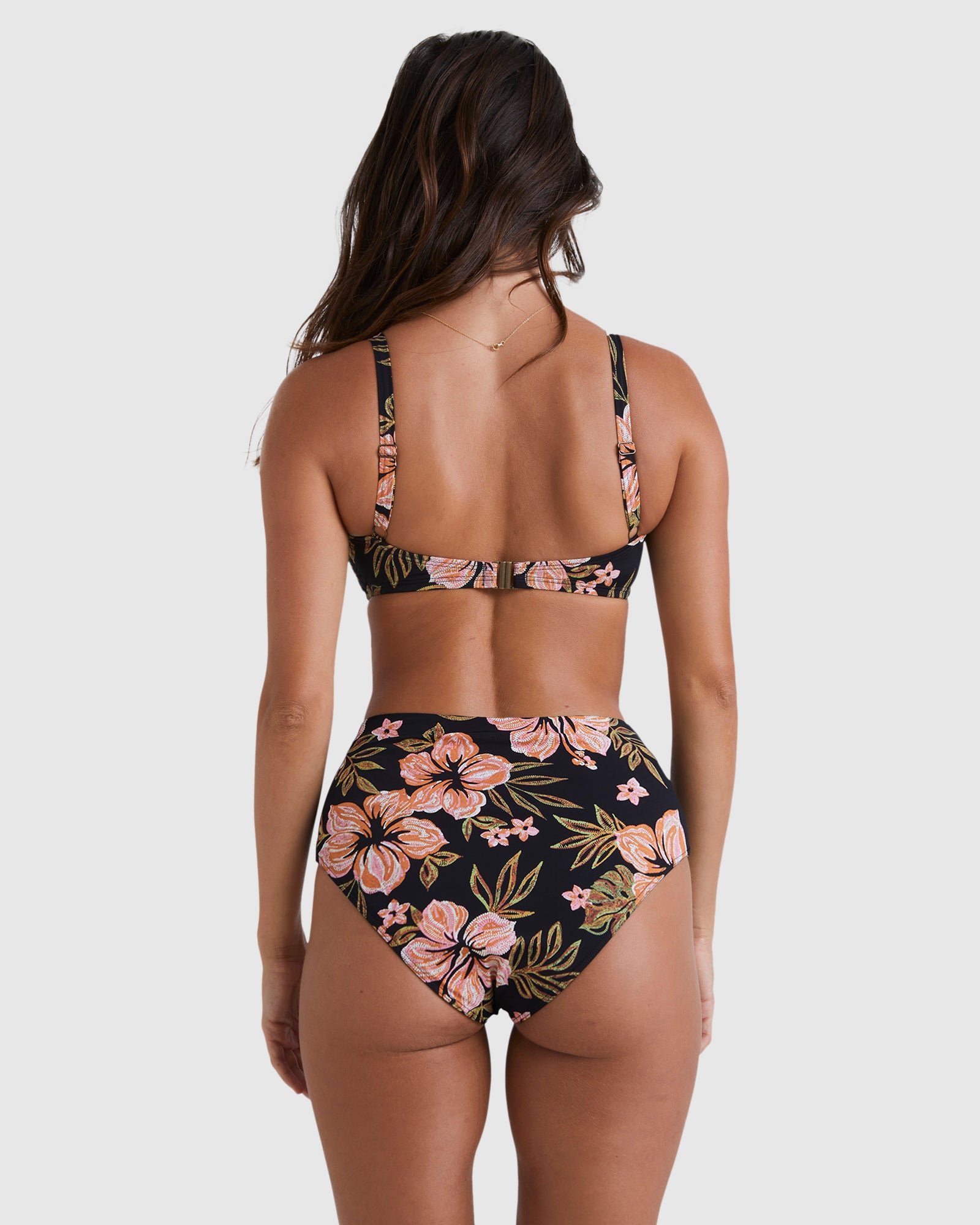 Womens Hooked On Tropics High Retro Bikini Bottom