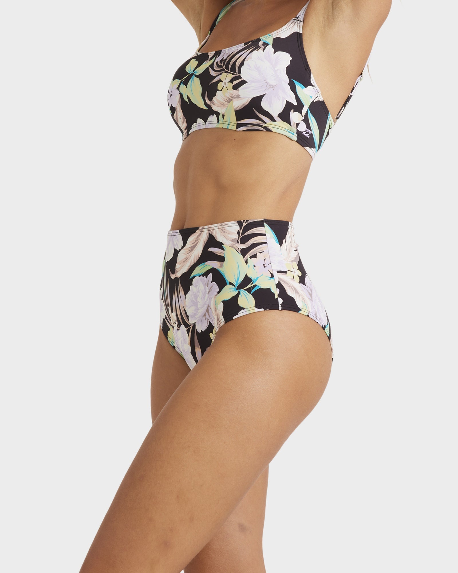 Womens Shadow Tropic High Retro Pant Bikini Bottom
