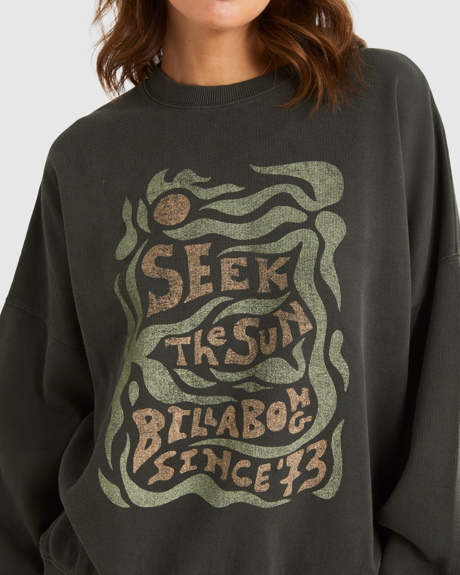 Womens Seek The Sun Crew Neck