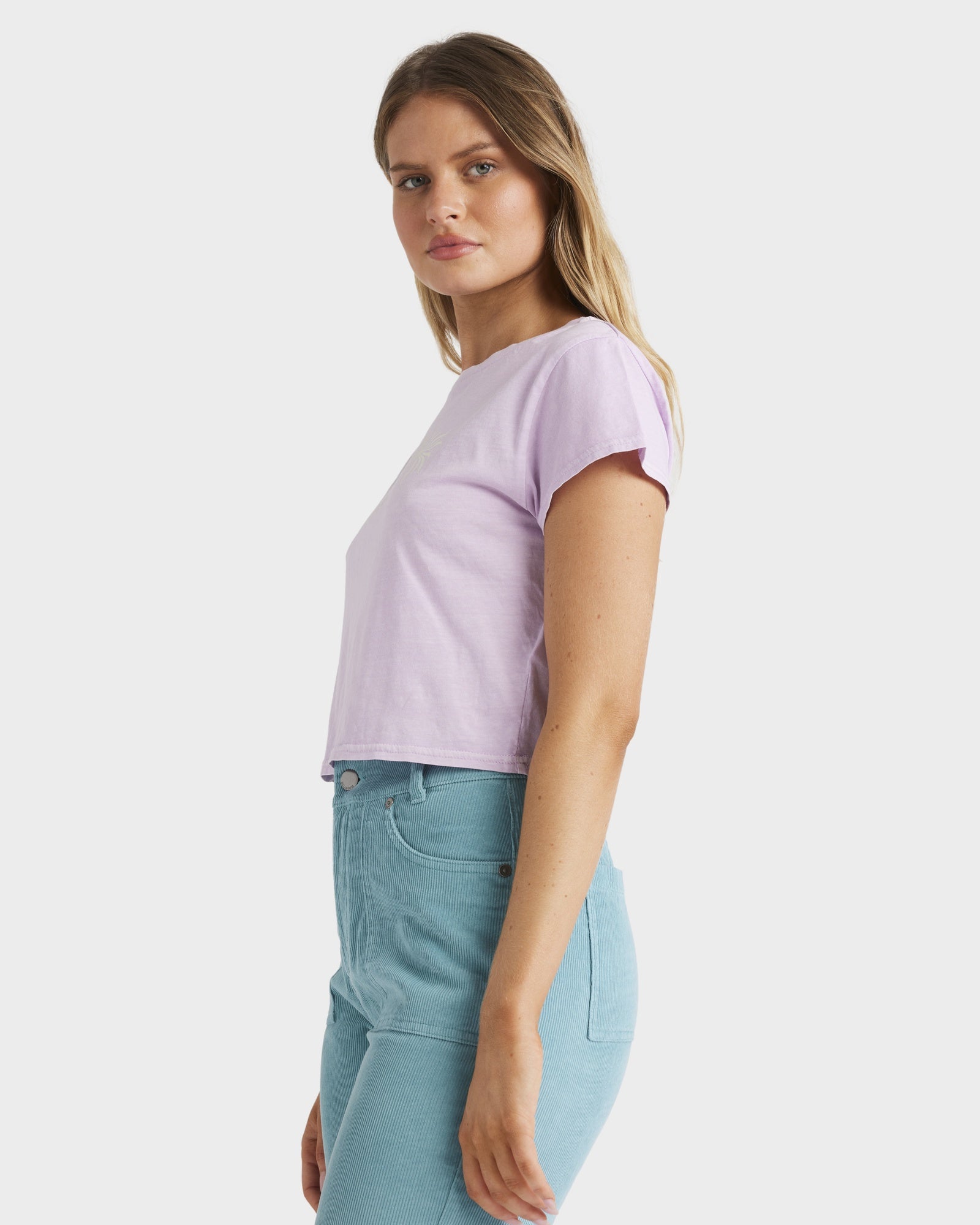 Womens Miles Away Crop T-Shirt