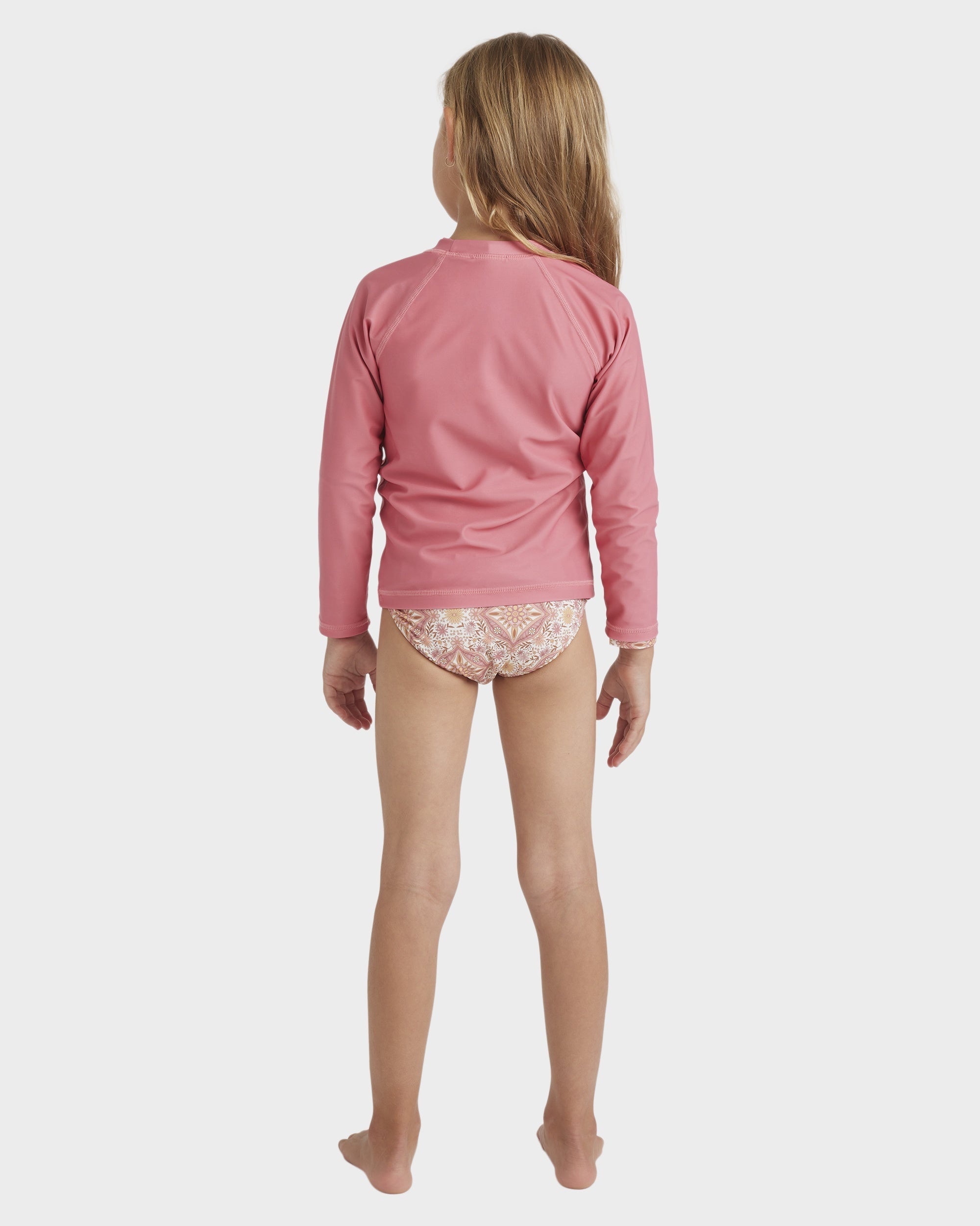 Girls 0-5 Under The Palm Long Sleeve Rash Vest