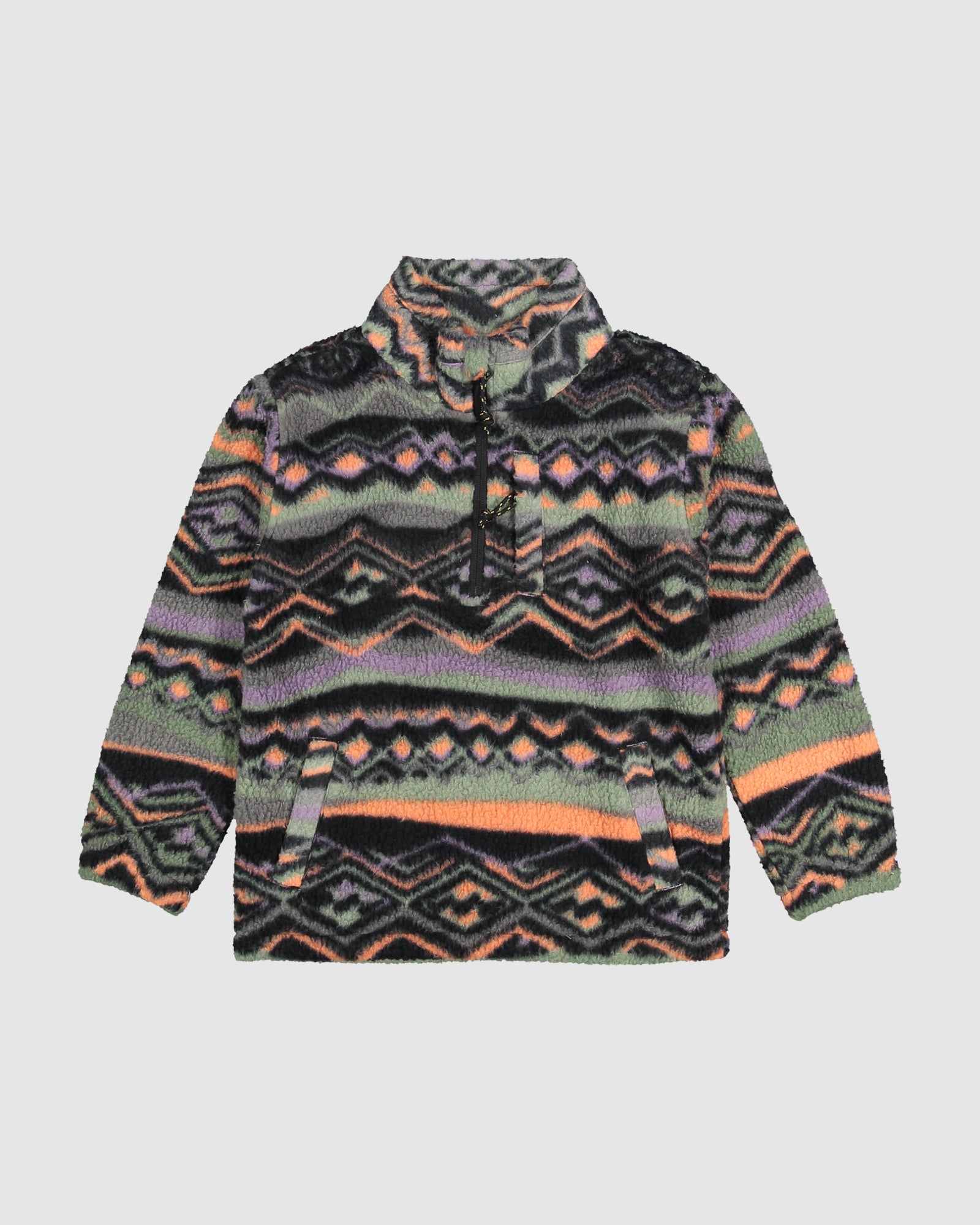 Boys 0-7 Boundary Mock Neck Fleece Pullover