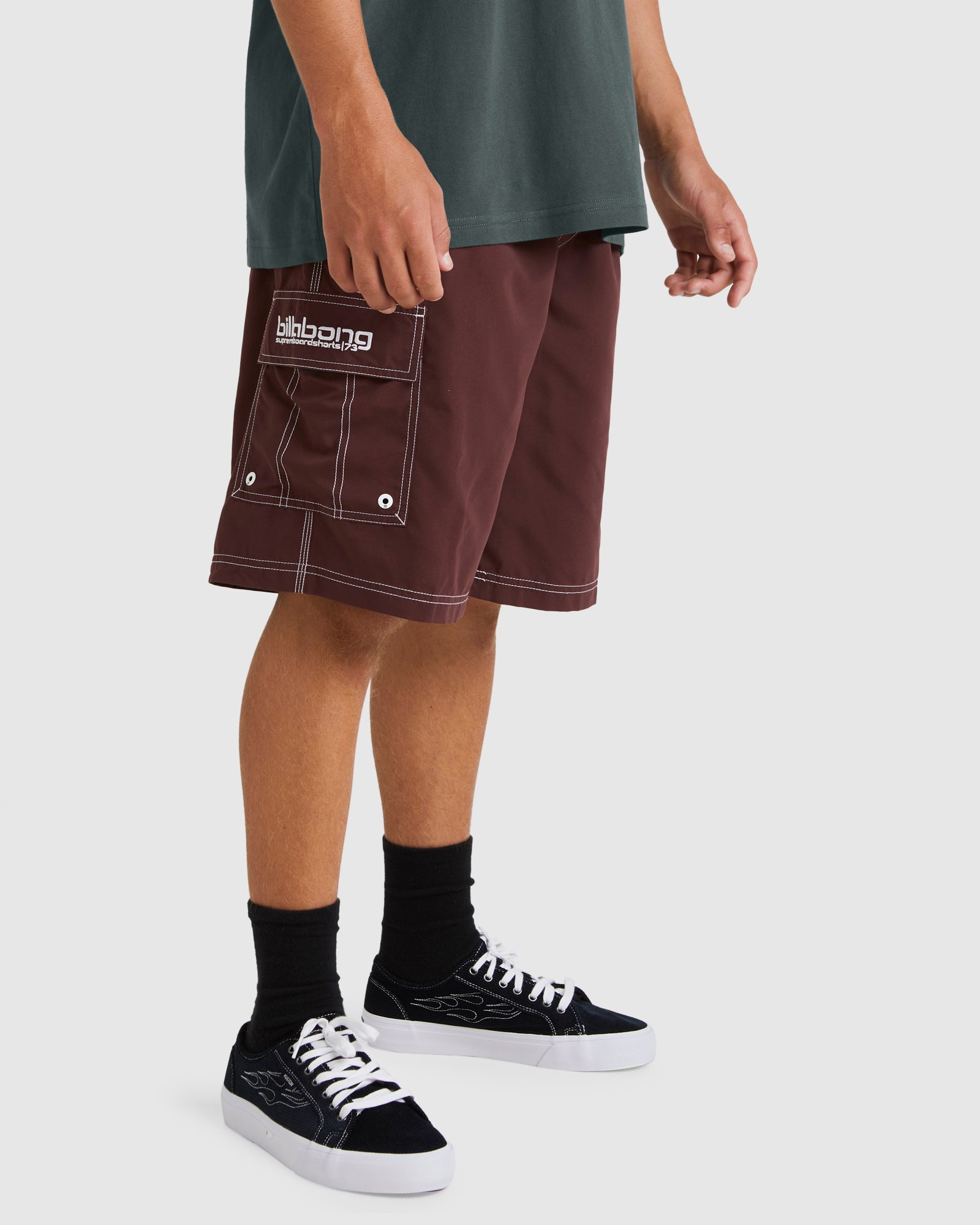 Mens Throw On 21" Boardshorts