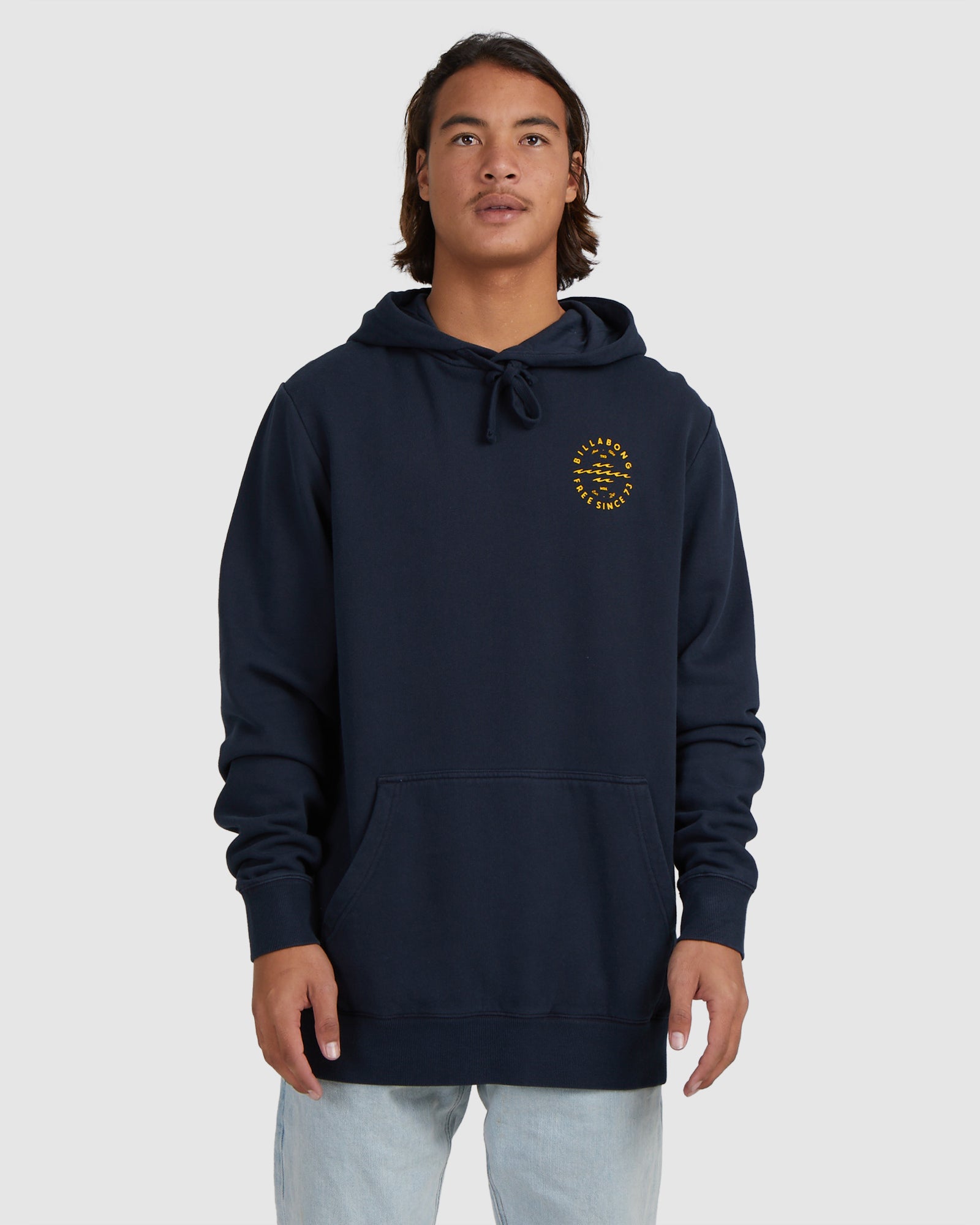 Mens Big Wave Daz Pullover Hoodie