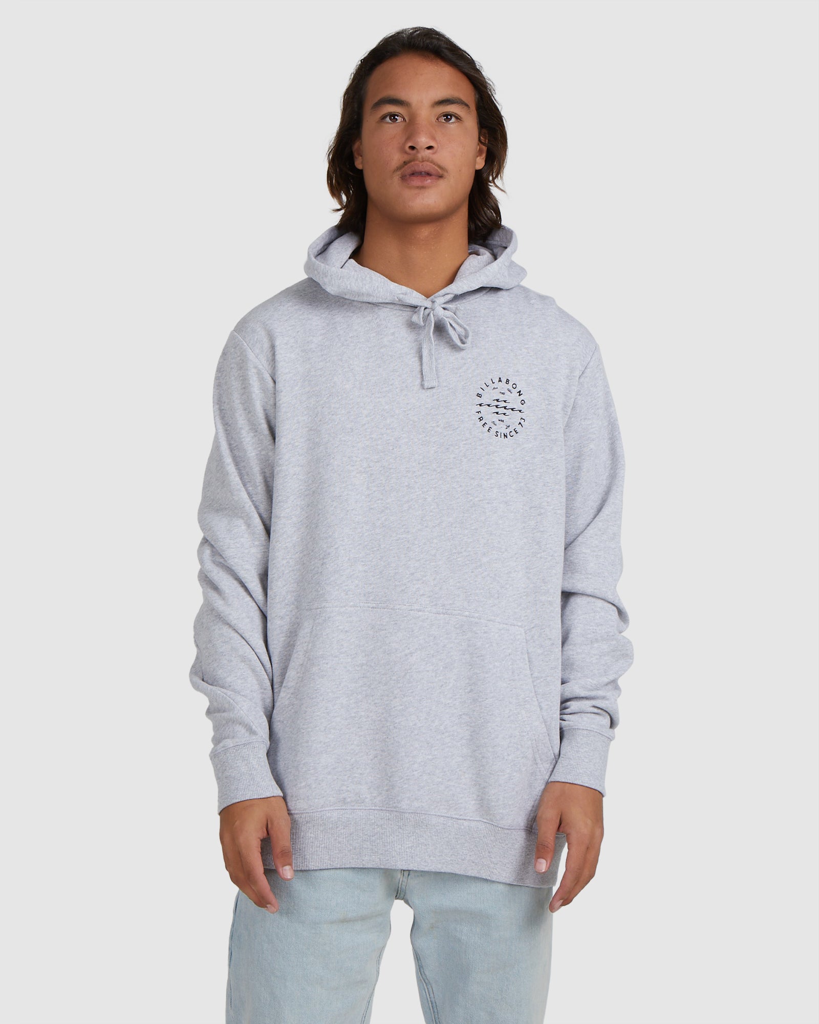Mens Big Wave Daz Pullover Hoodie