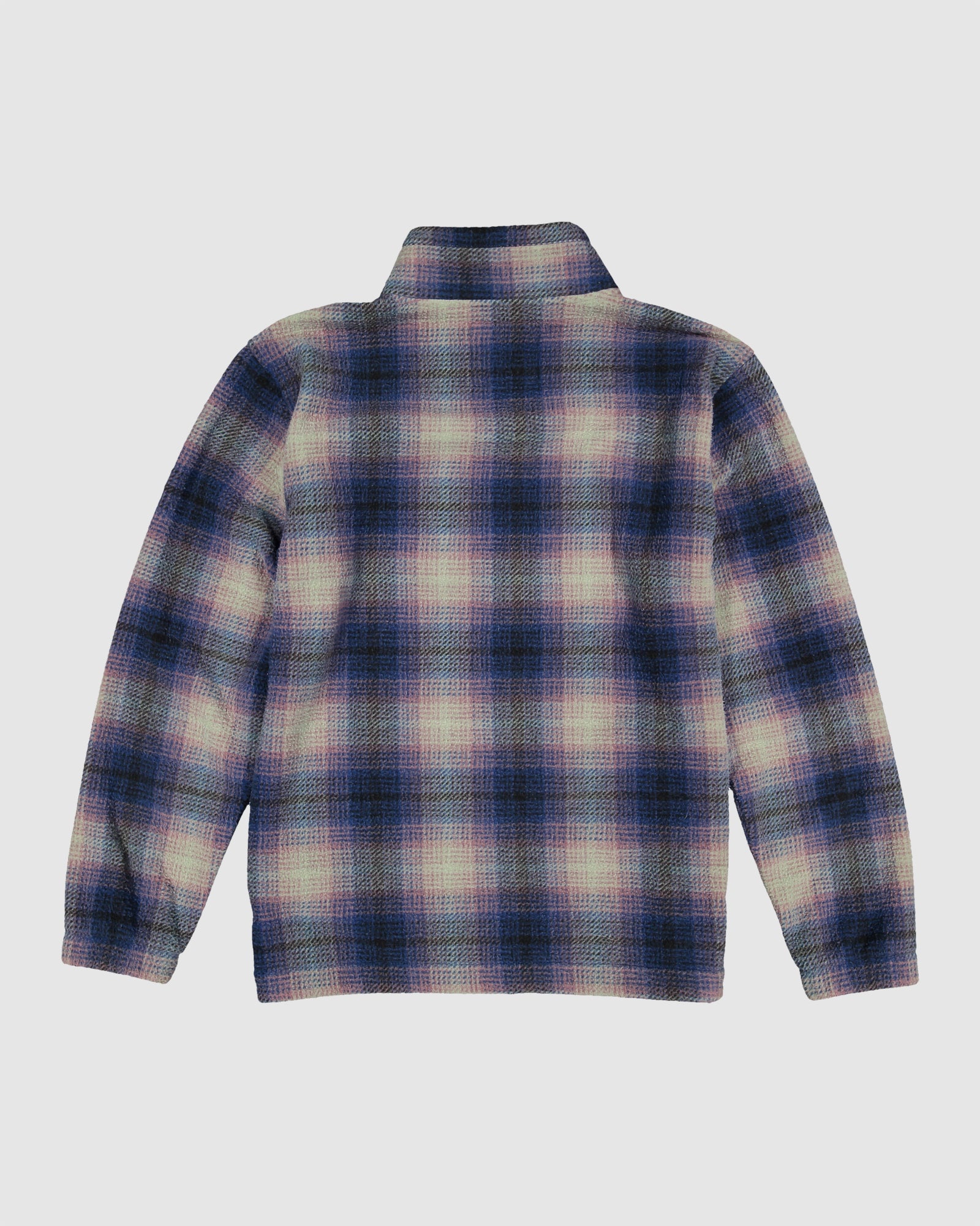 Mens Boundary Mock Neck Fleece Pullover