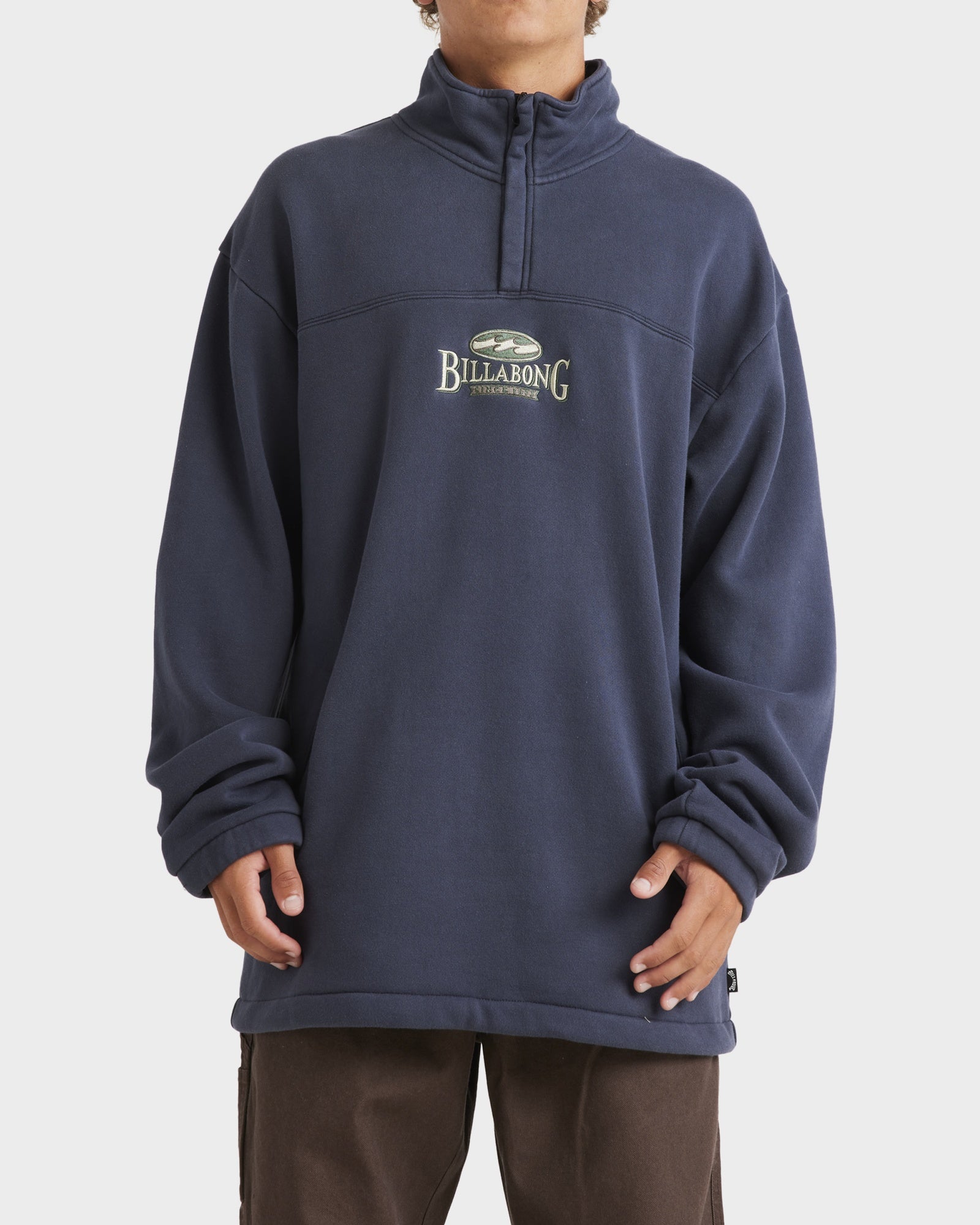 Mens King Prawn Half Zip Fleece Pullover